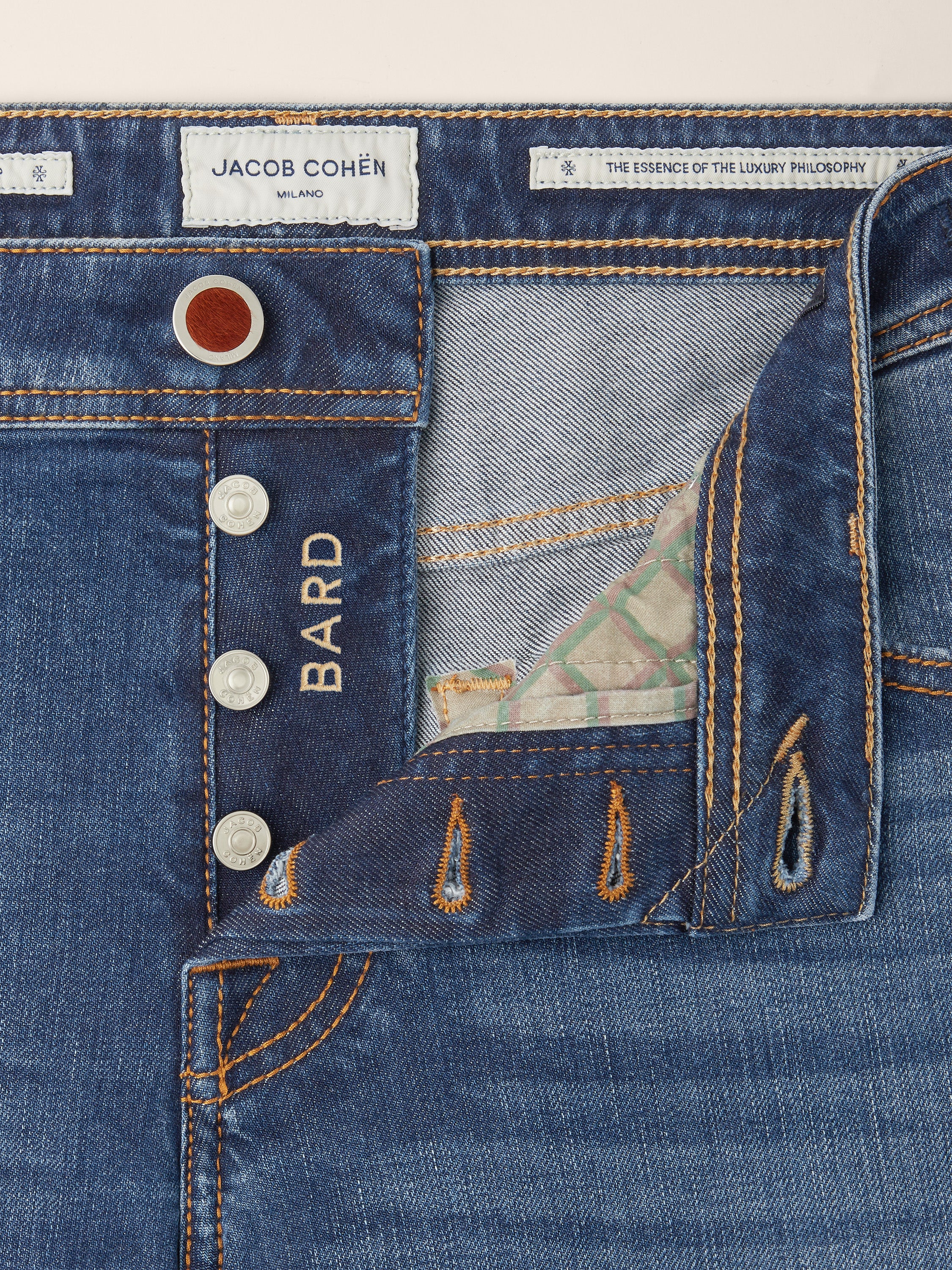 Bard – Stretch Cotton-Silk Jeans - Image 4