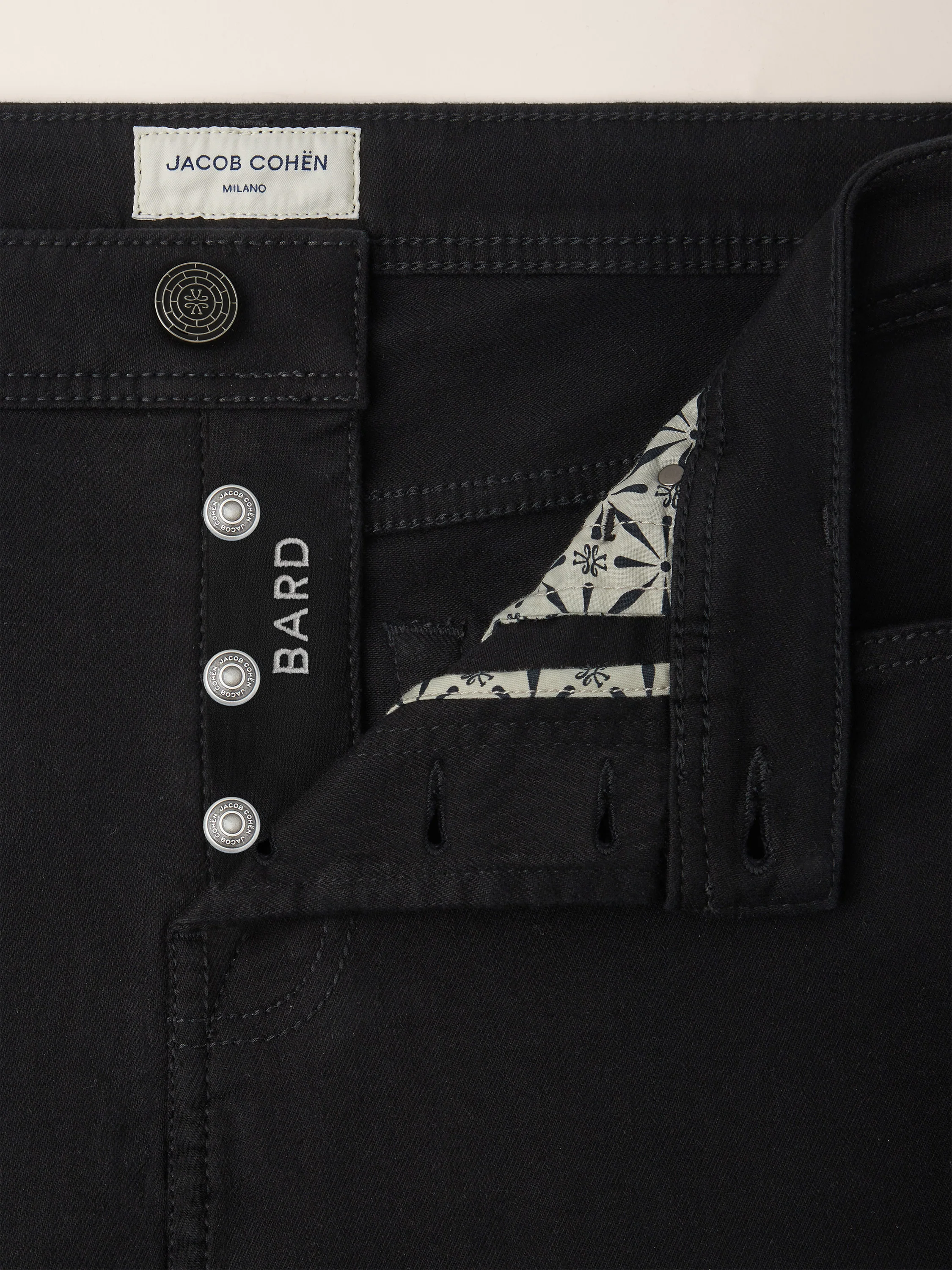 Bard - Super Stretch Stay Black Jeans - Image 4