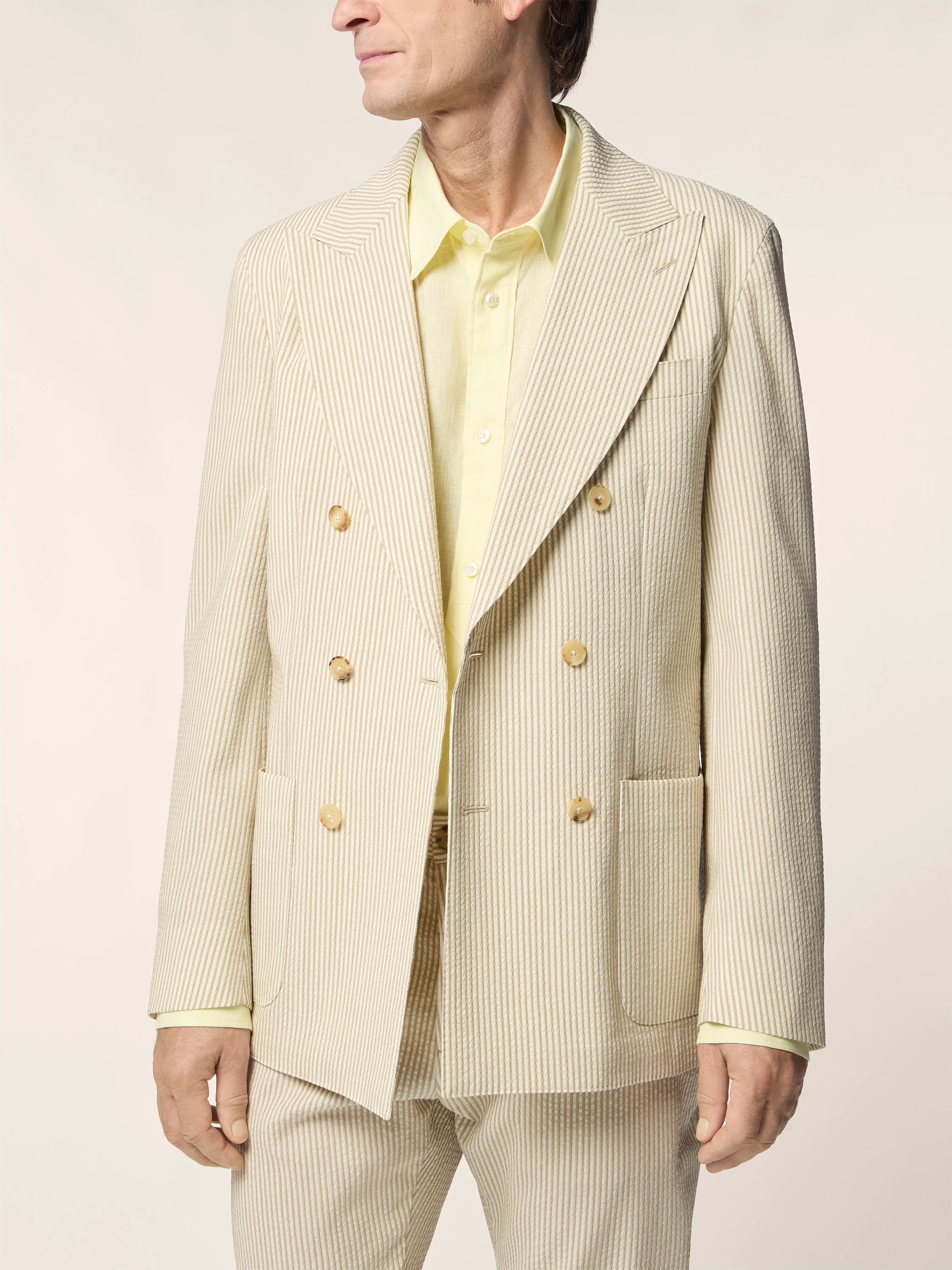 Blazer in Wool Seersucker - Image 4