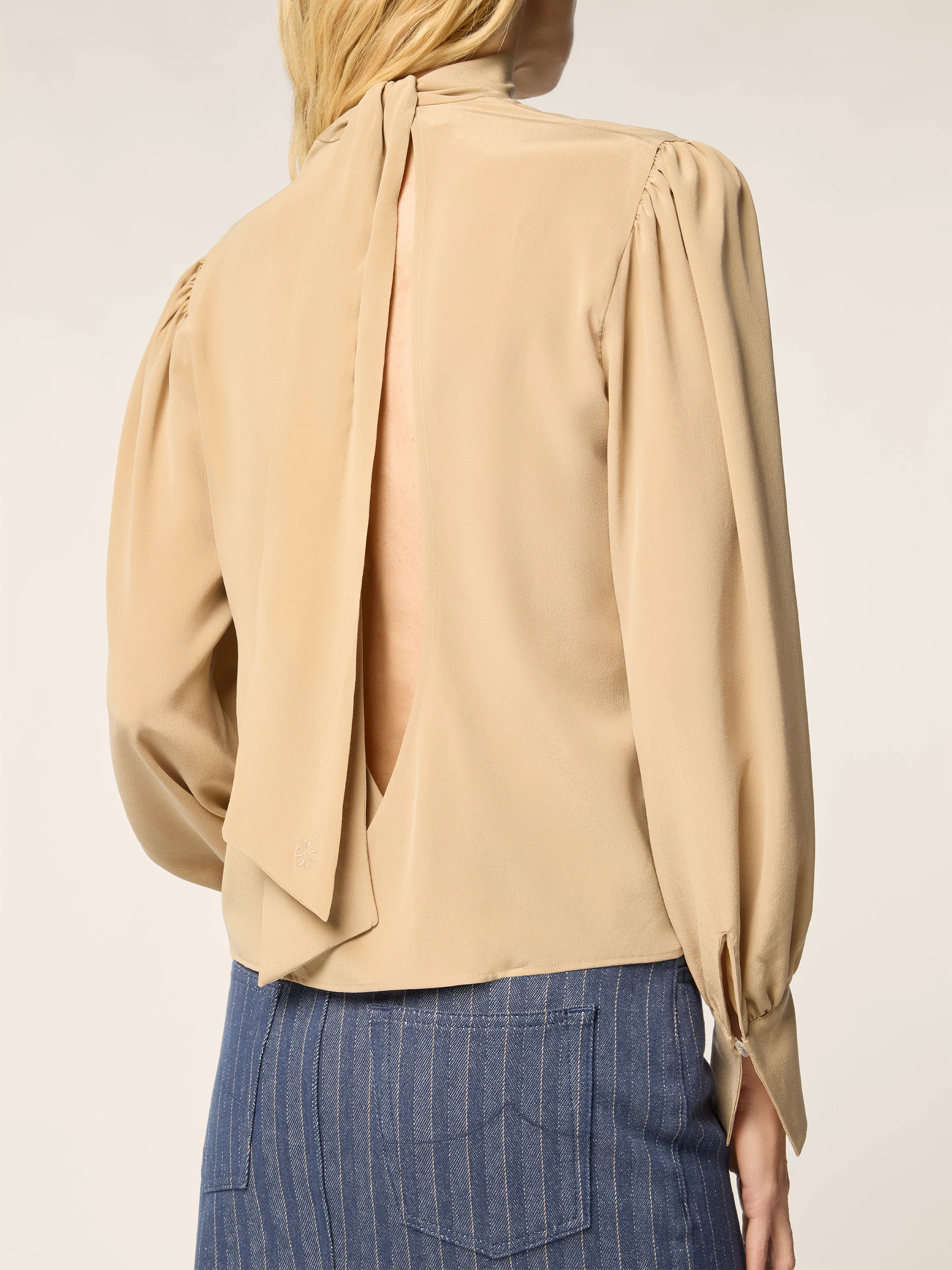 Silk Chiffon Blouse - Image 4