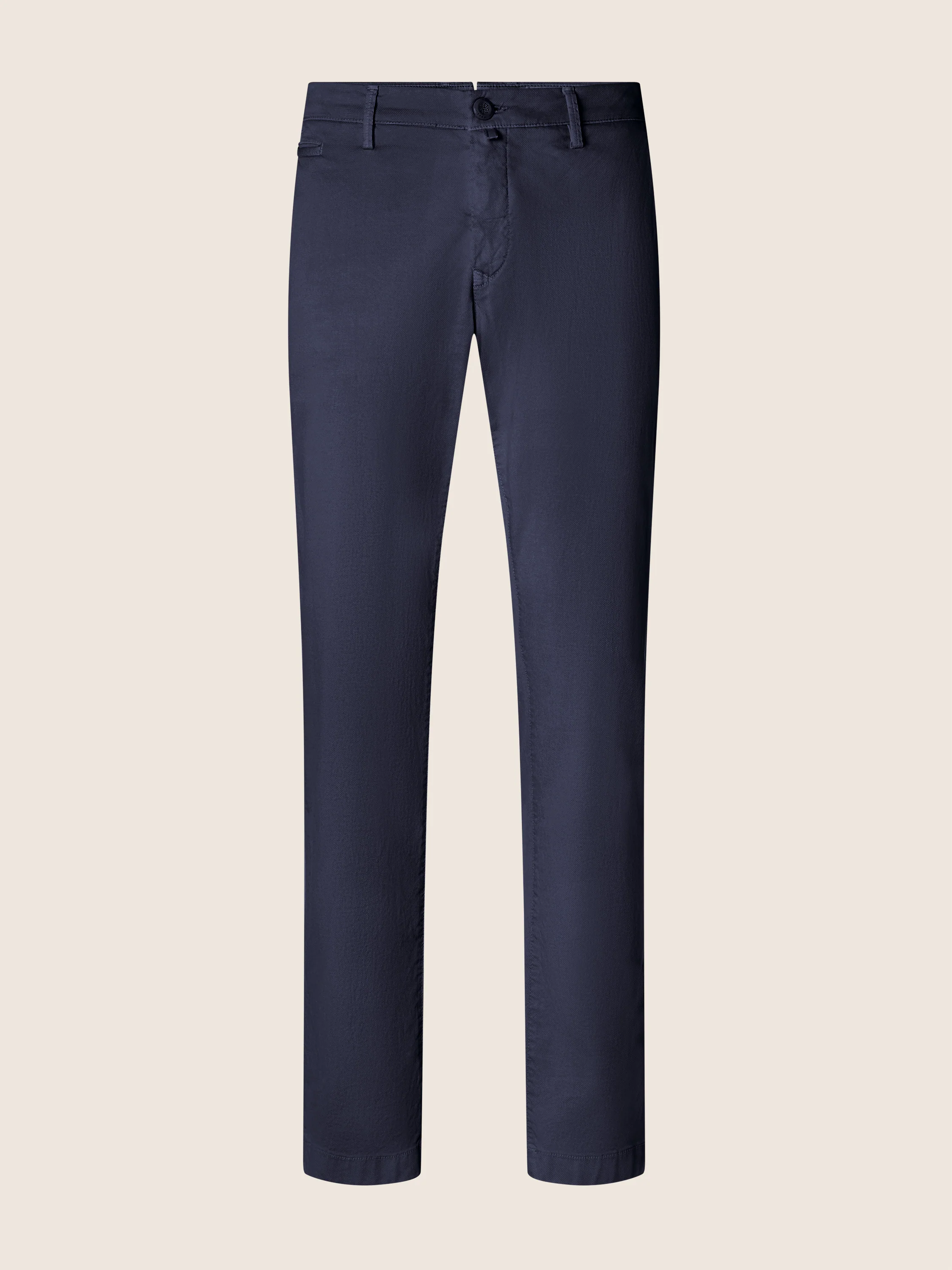 Bobby - Slim Chino Pants in Honeycomb Stretch Cotton