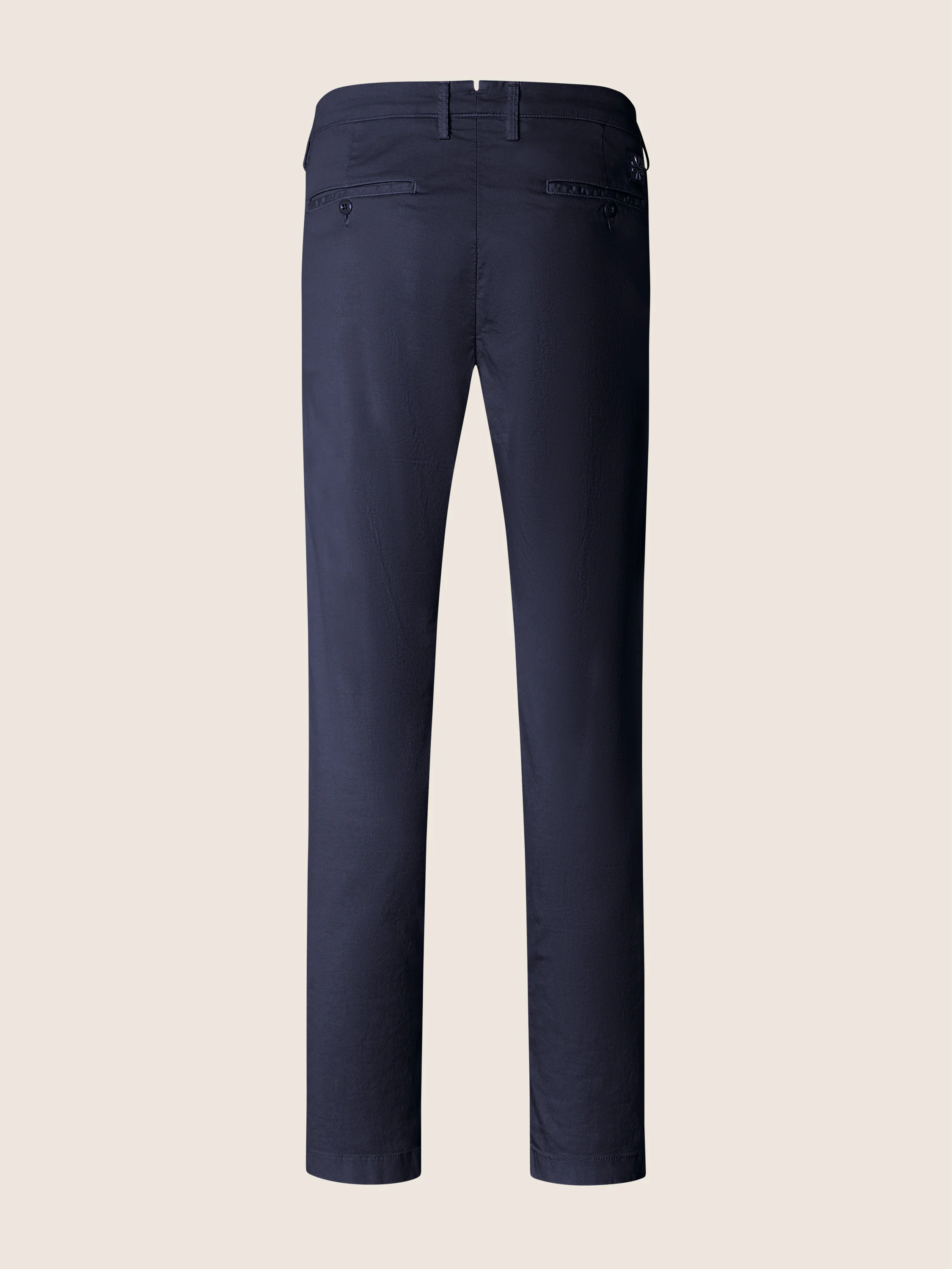 Bobby - Slim Chino Pants in Honeycomb Stretch Cotton - Image 3