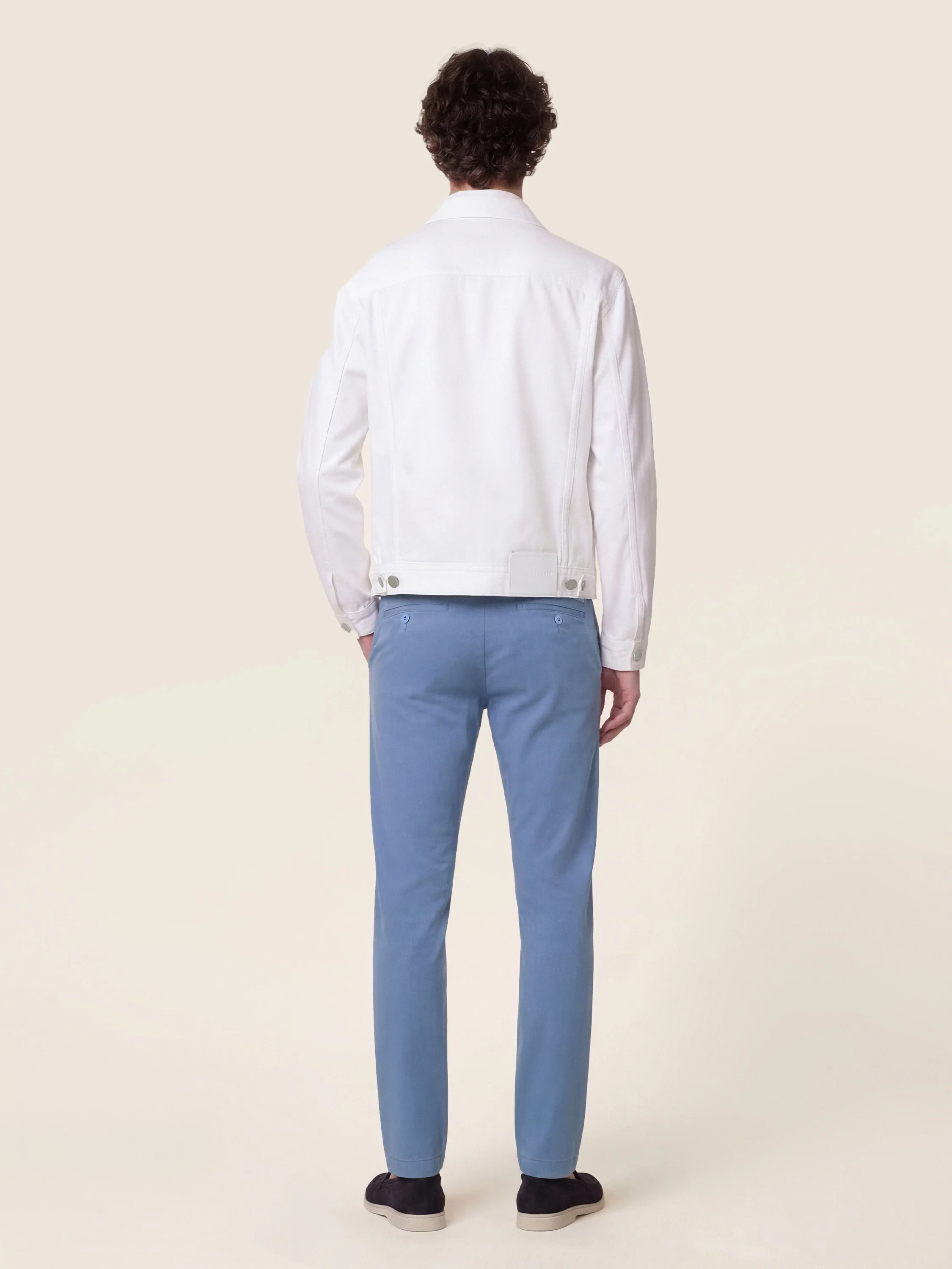 Bobby - Pants in Stretch Gabardine - Image 4