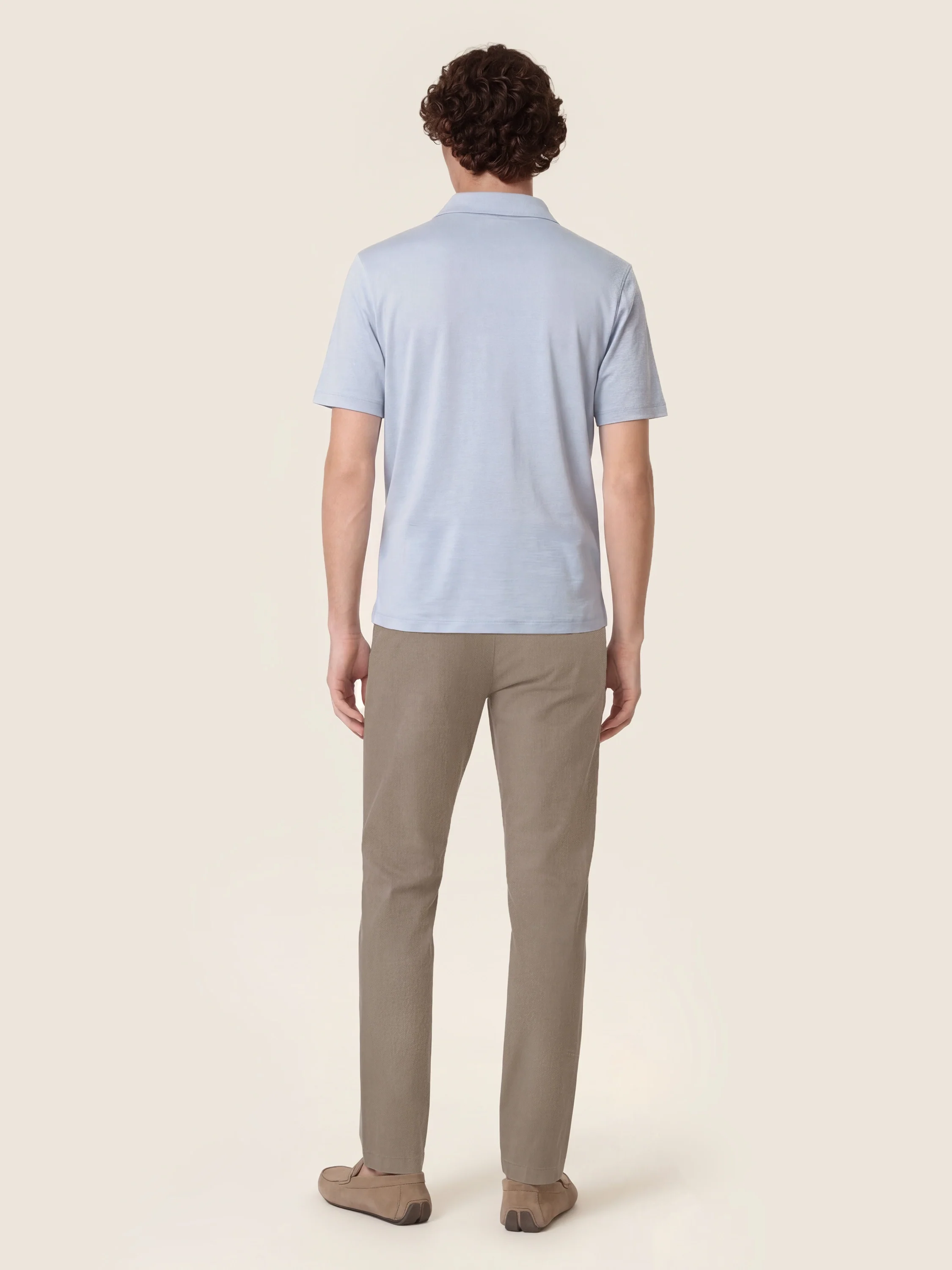 Bobby - Pants in Honeycomb Stretch Cotton - Image 4