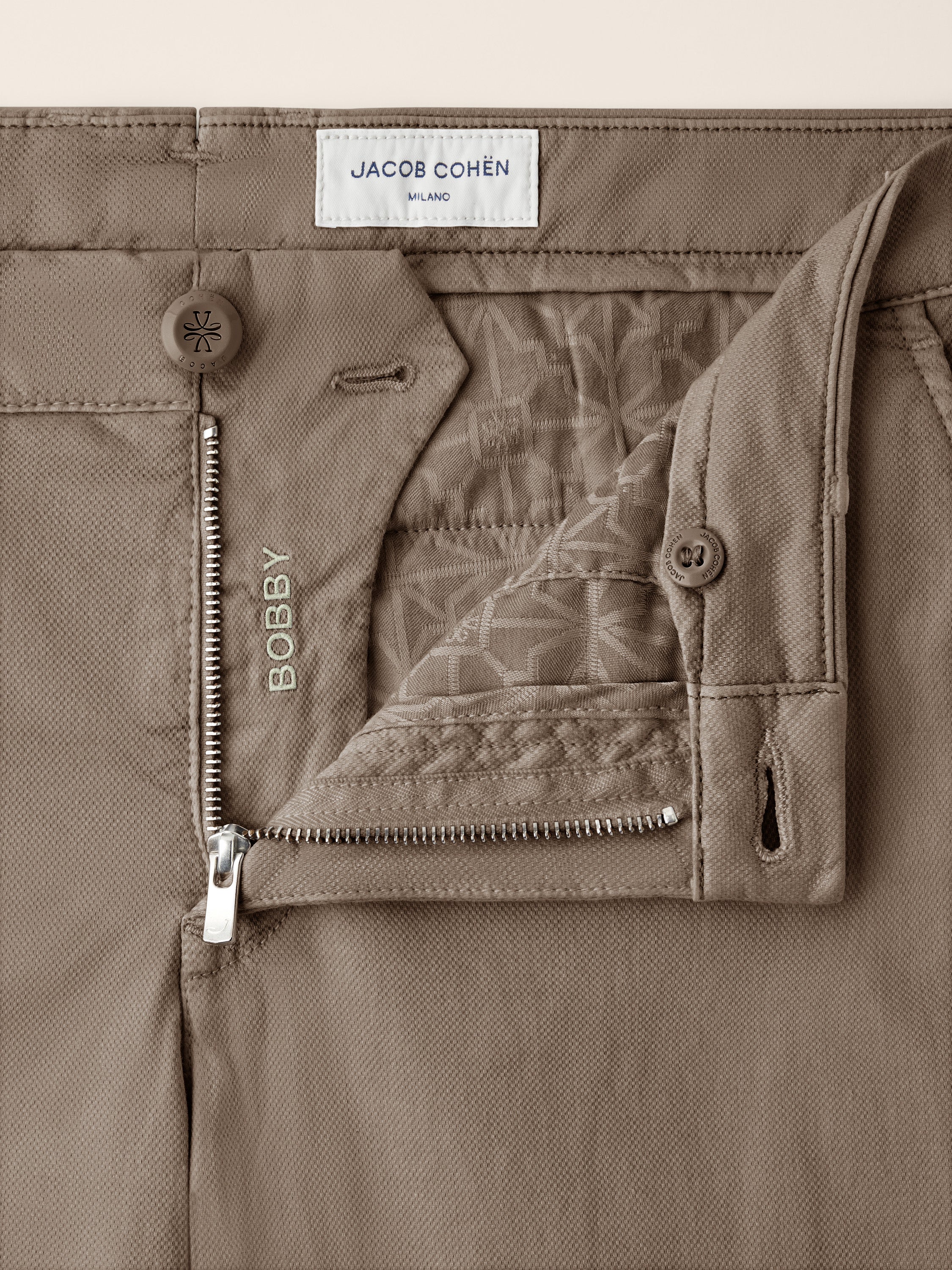 Bobby - Pants in Honeycomb Stretch Cotton - Image 6