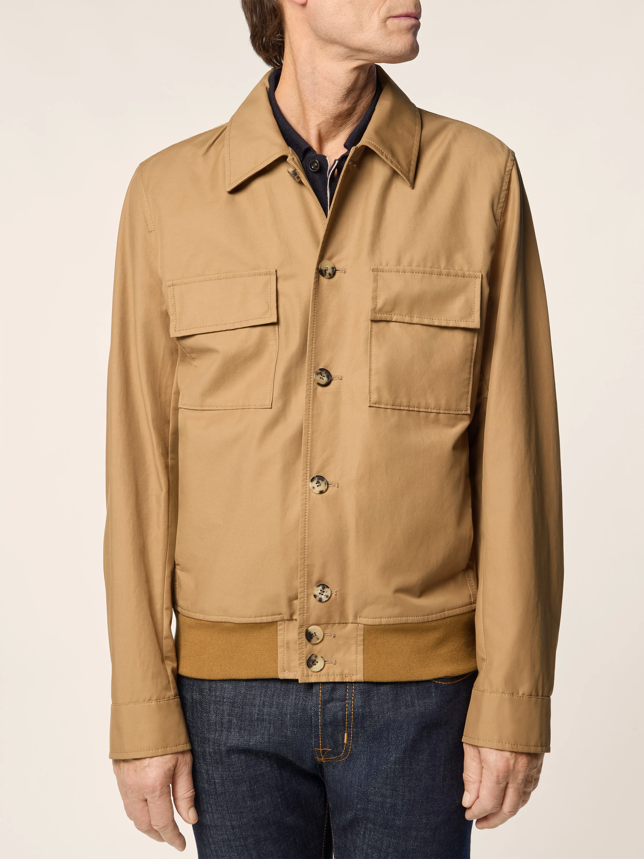 Cotton and Nylon Bomber - Image 4