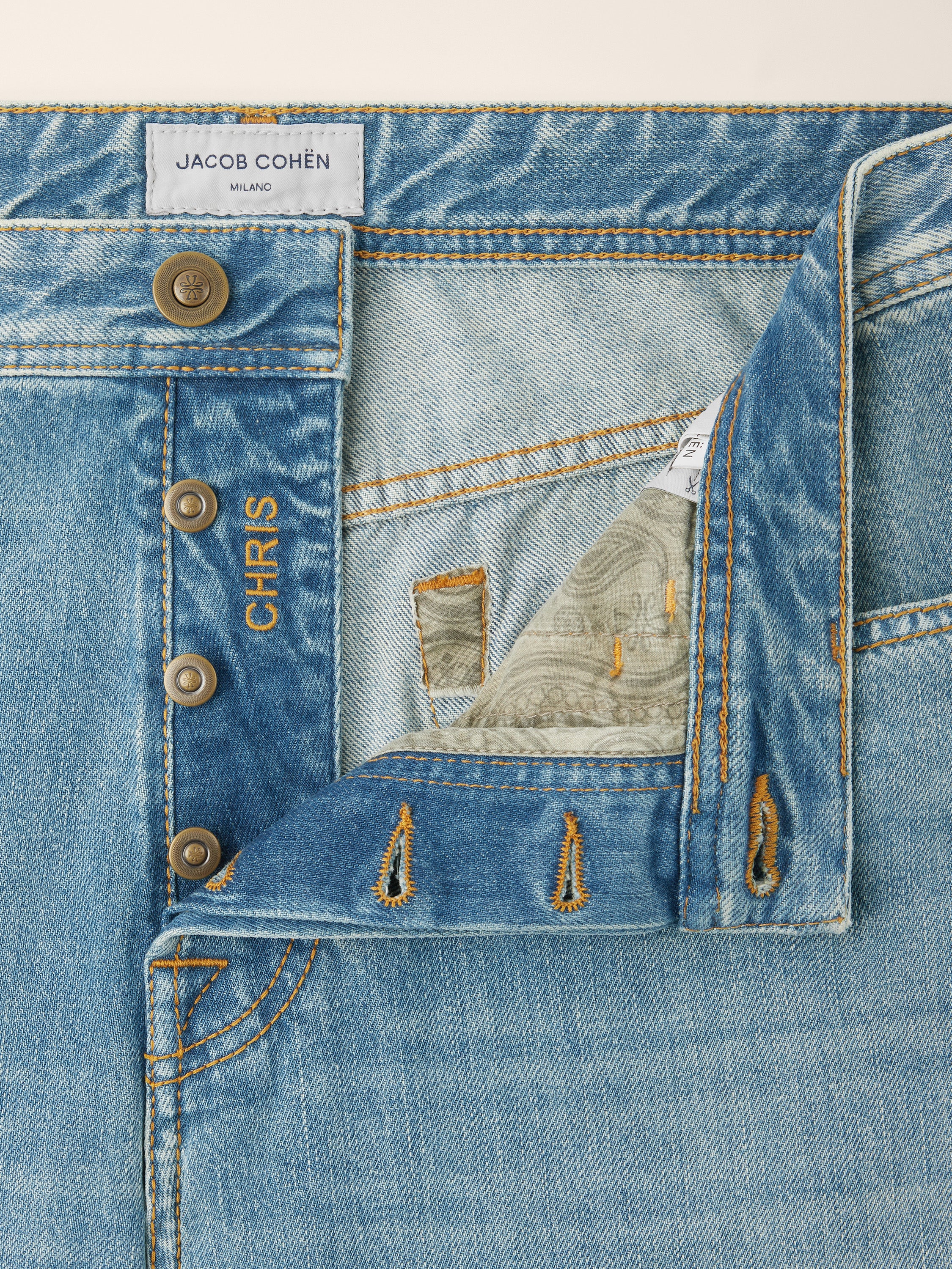 Chris – Pure cotton jeans - Image 5