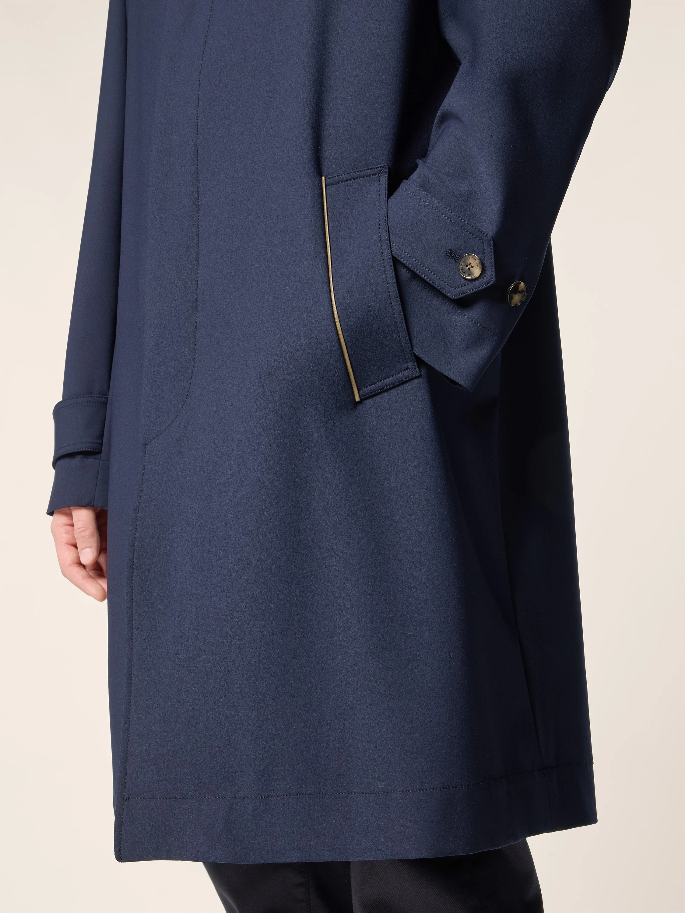 Technical Wool and Silk Coat Loro Piana - Image 4