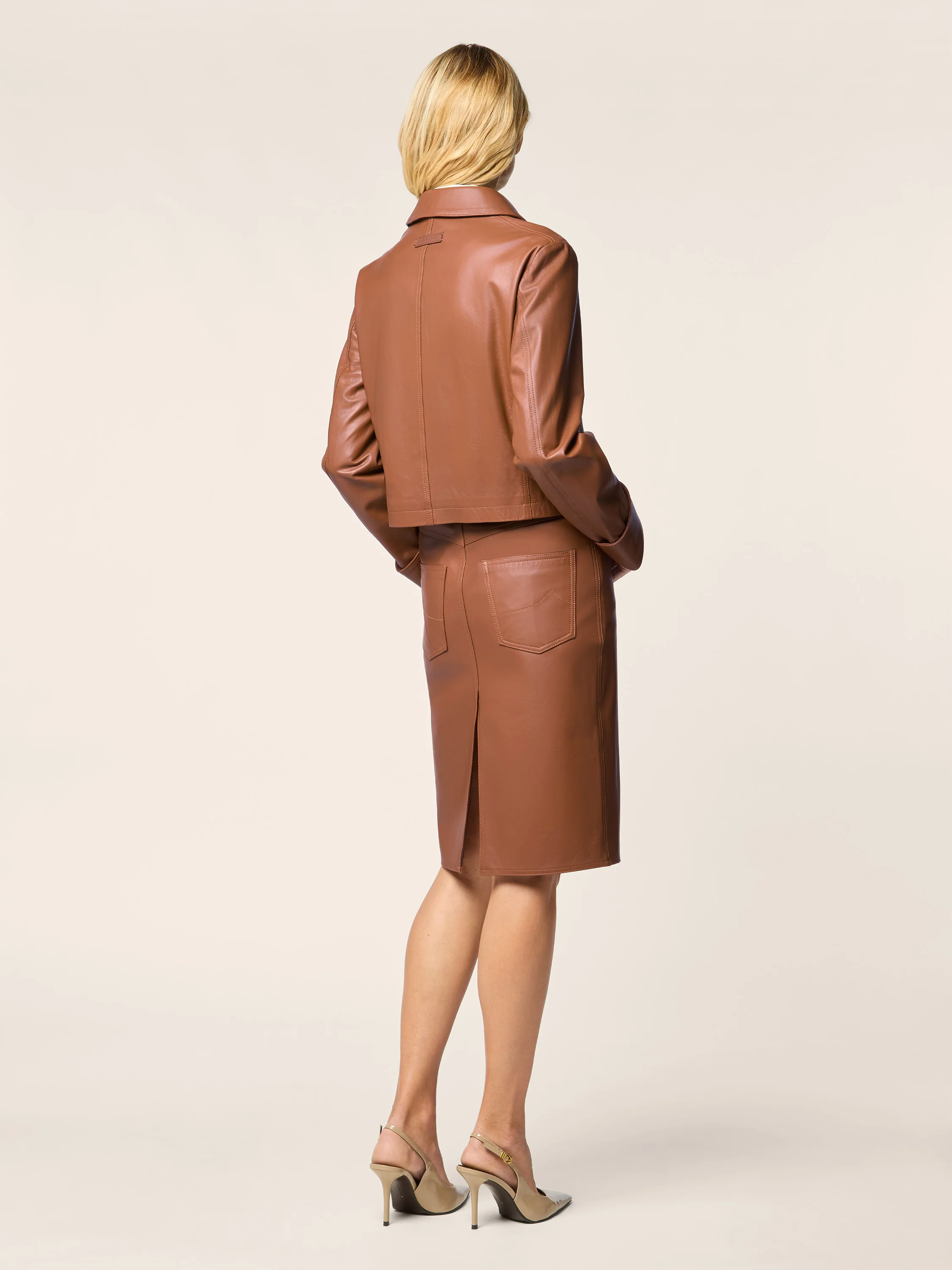 Light Nappa Leather Jacket - Image 3