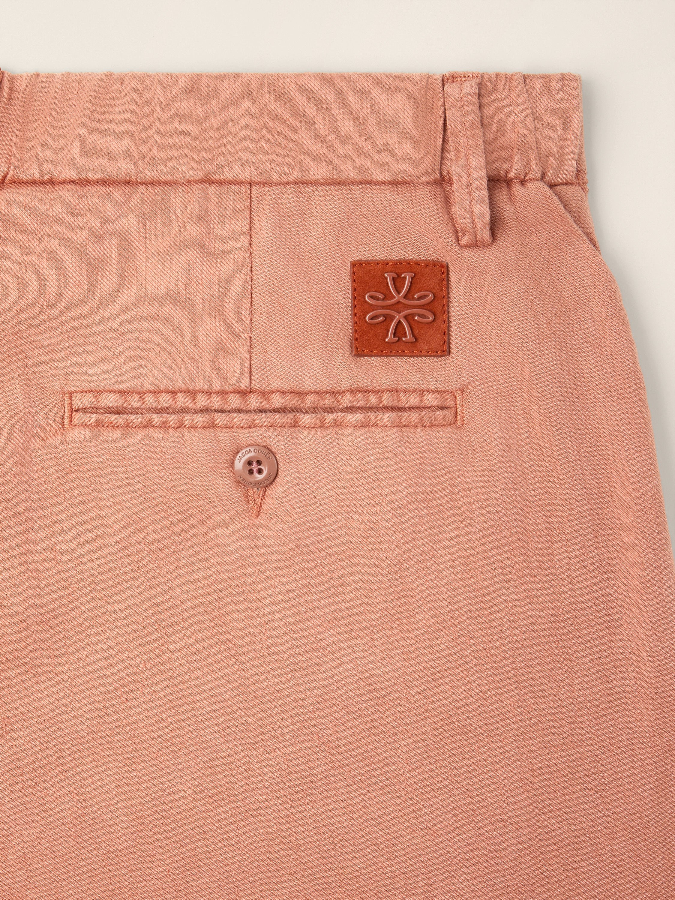 George – Bermudas in Cotton and Linen Stretch Gabardine - Image 4