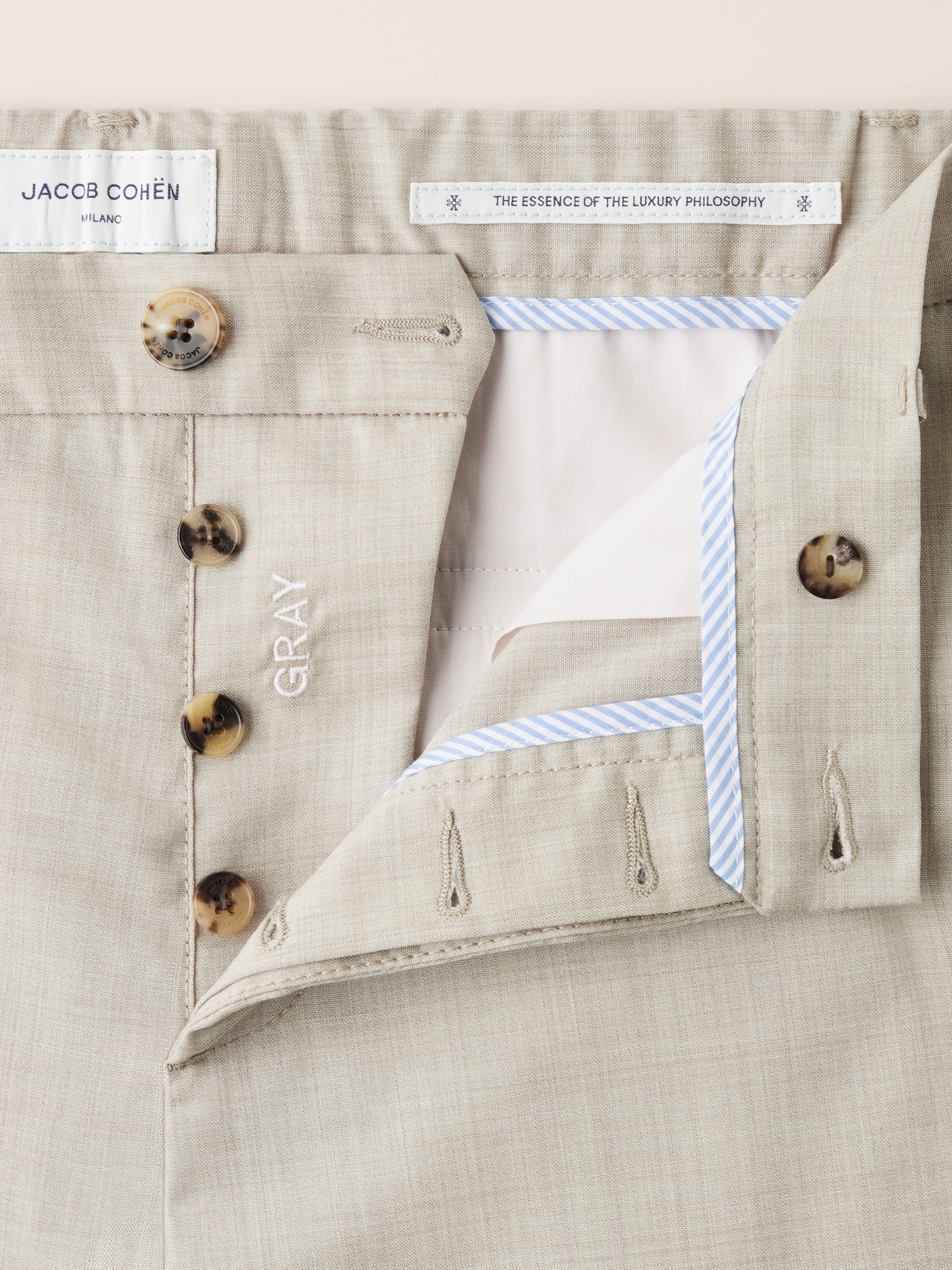 Gray – Pants in Comfort Wool - Image 4