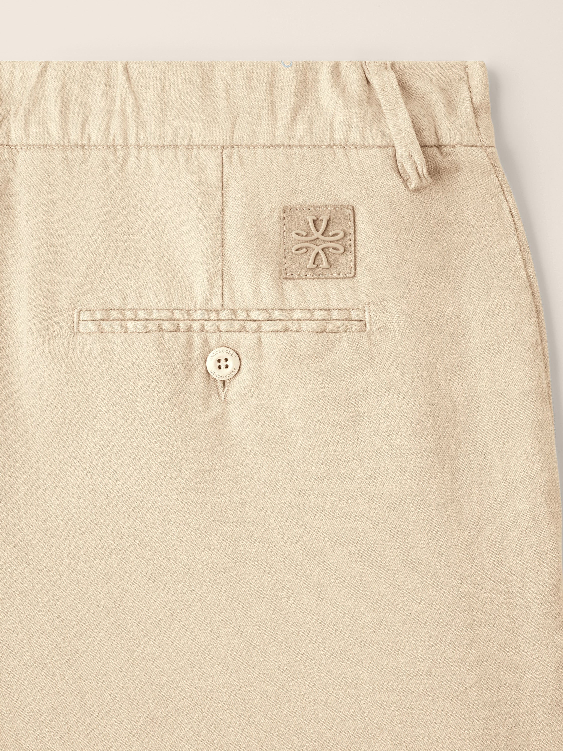 Gray – Pants in Cotton and Linen gabardine - Image 2