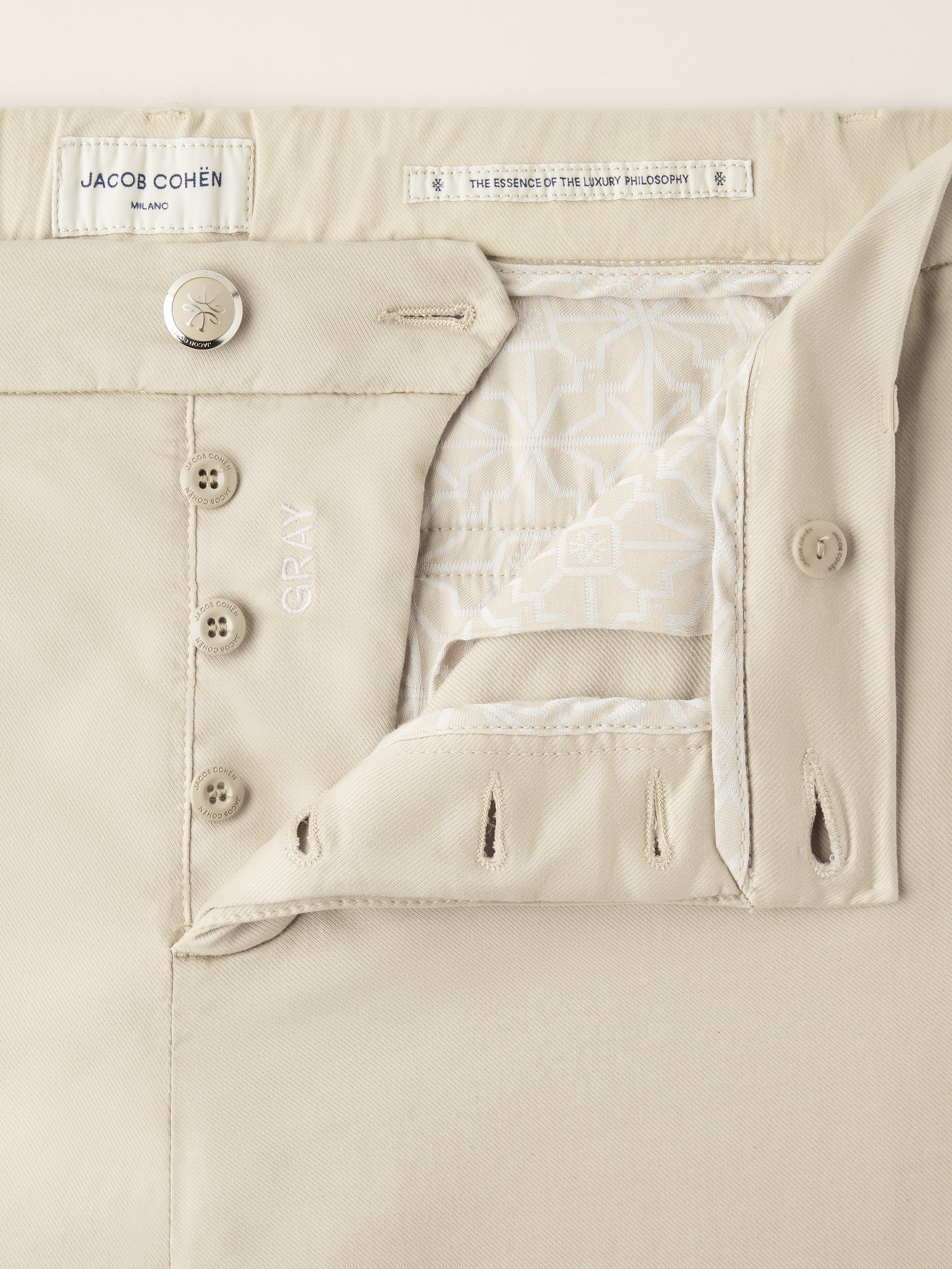 Gray - Pants in Stretch Twill - Image 6