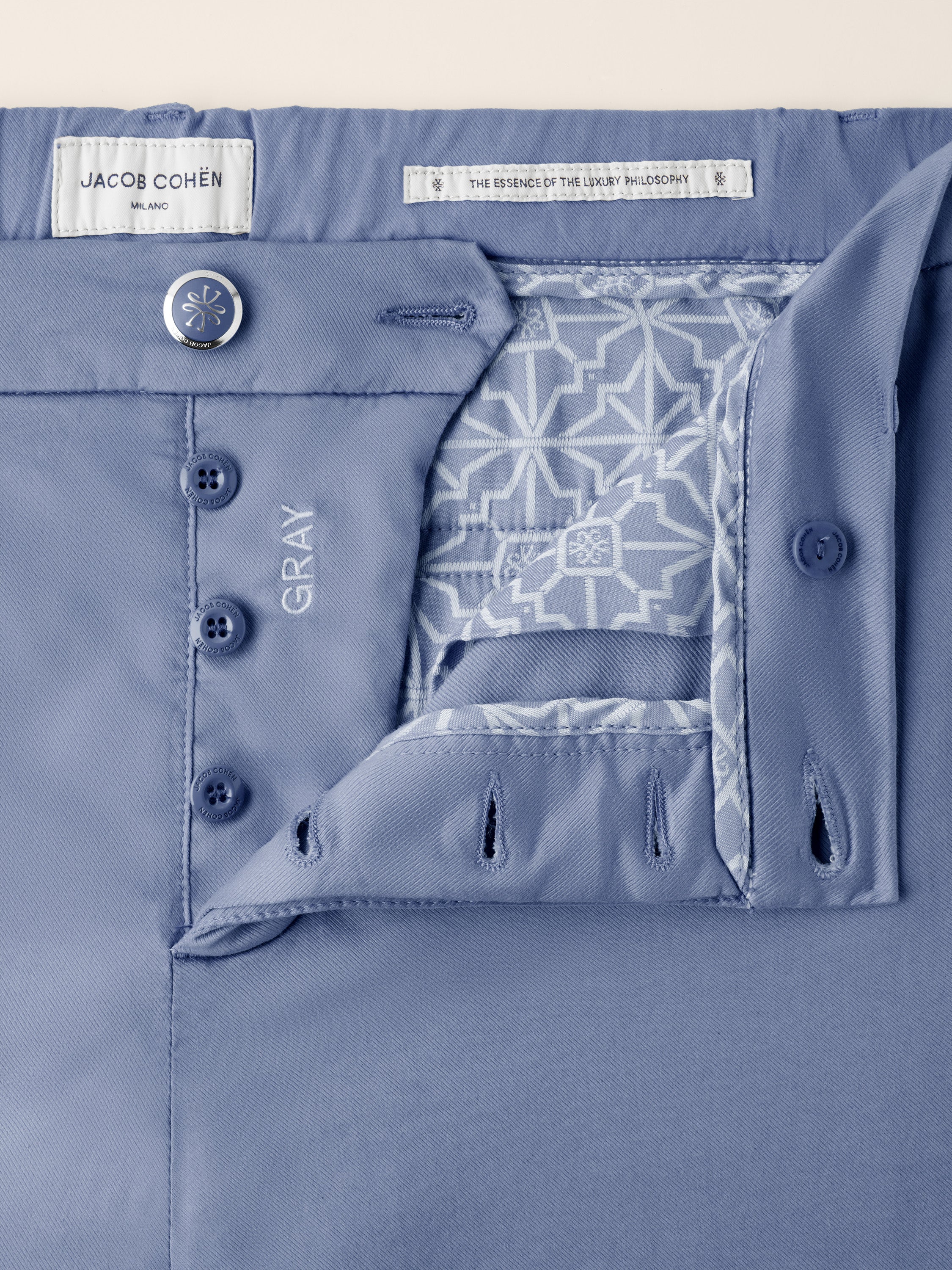 Gray - Pants in Stretch Twill - Image 4