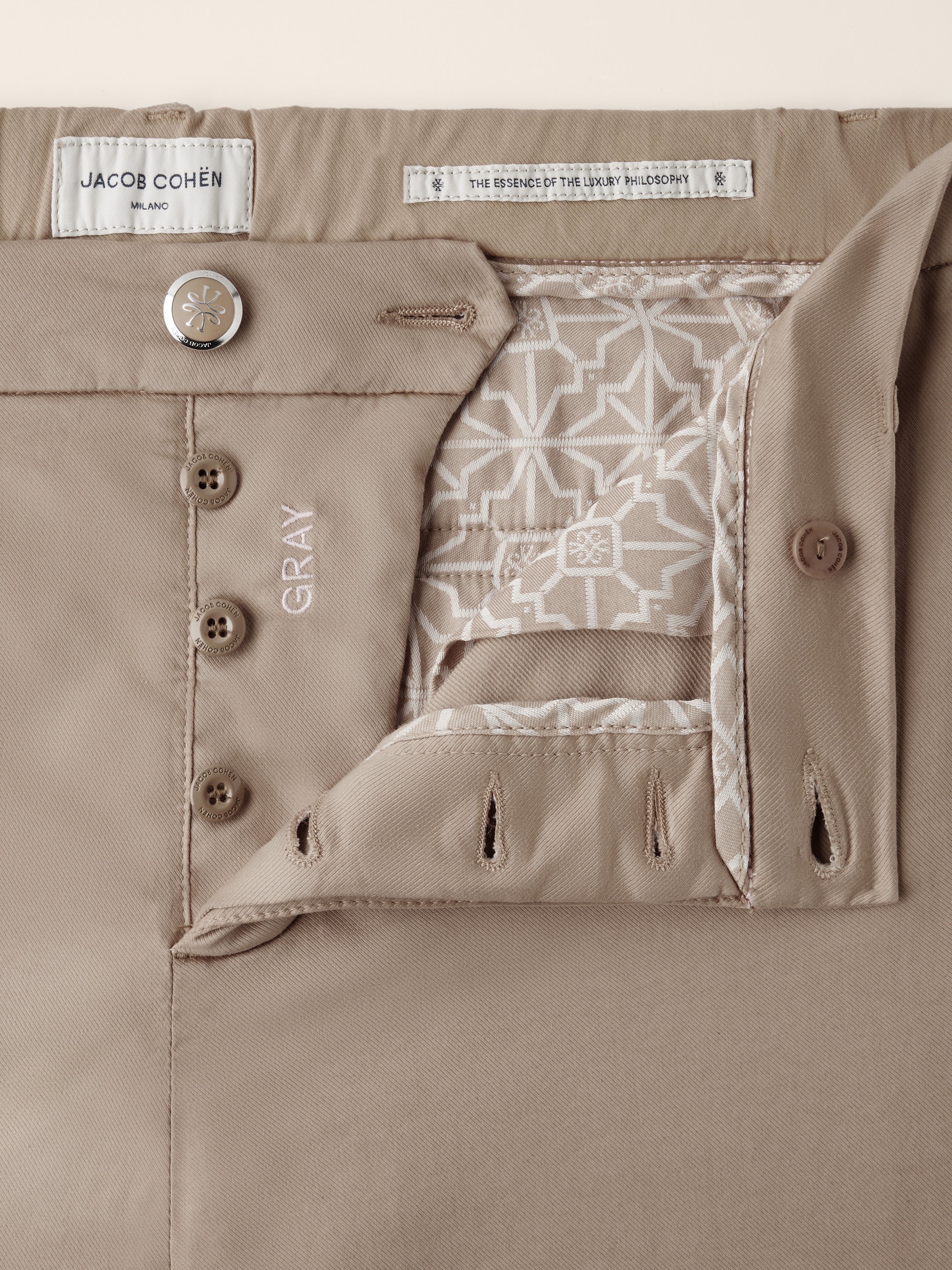 Gray - Pants in Stretch Twill - Image 4