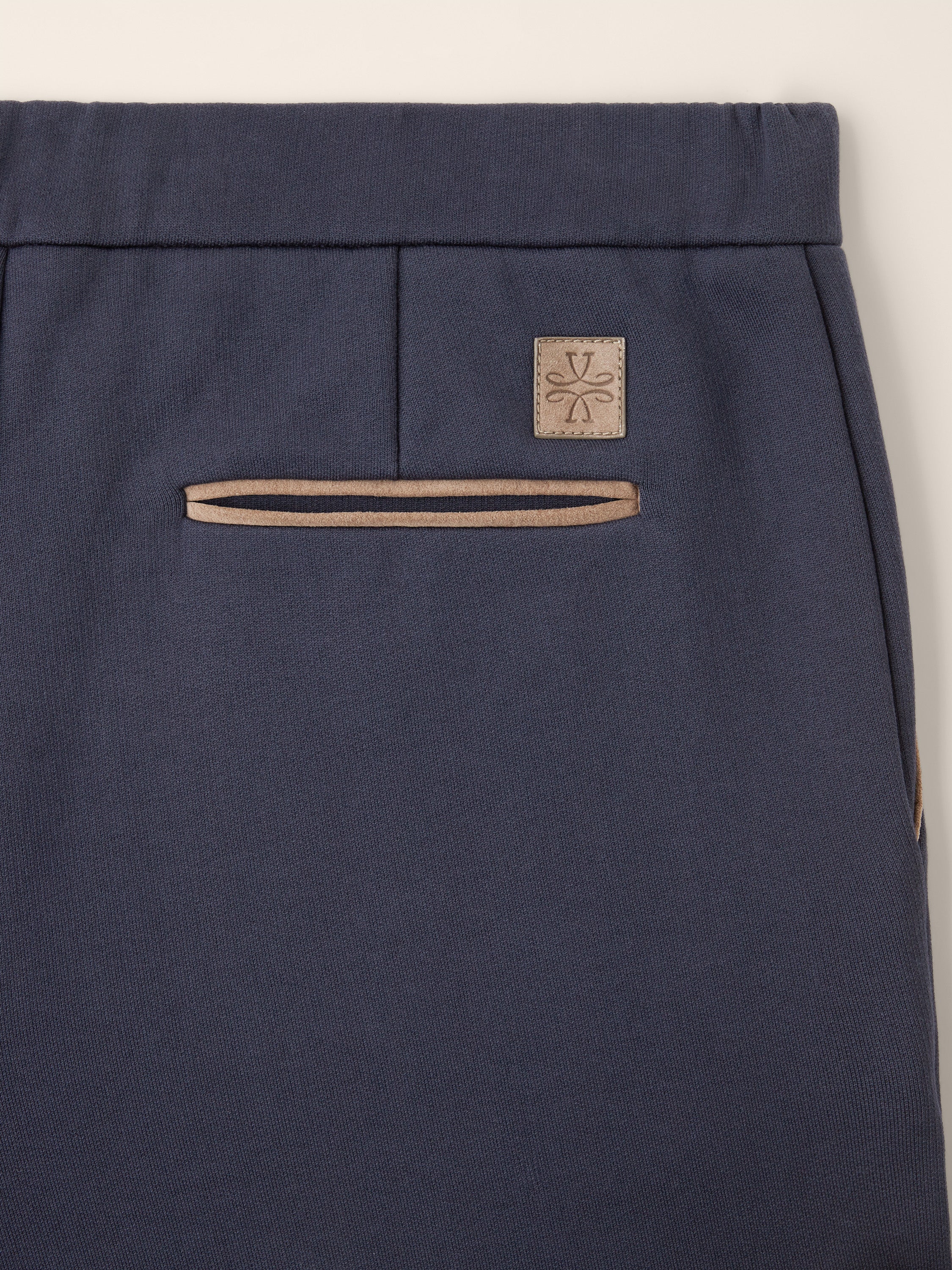 Gray – Pants in Sea Island Cotton Fleece - Image 4