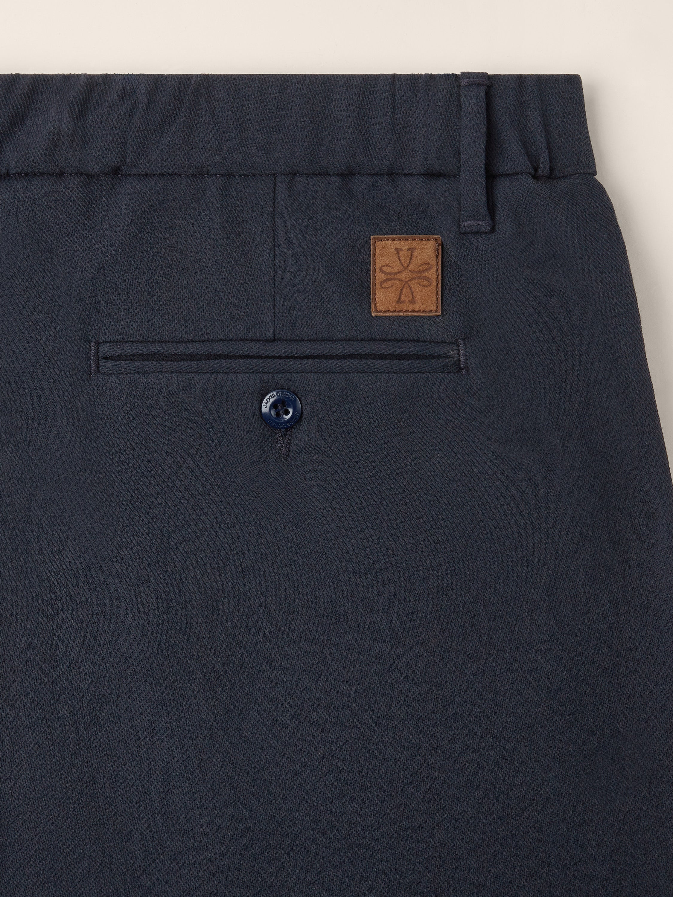 Gray – Pants in Wool and Nylon Stretch Twill - Image 3