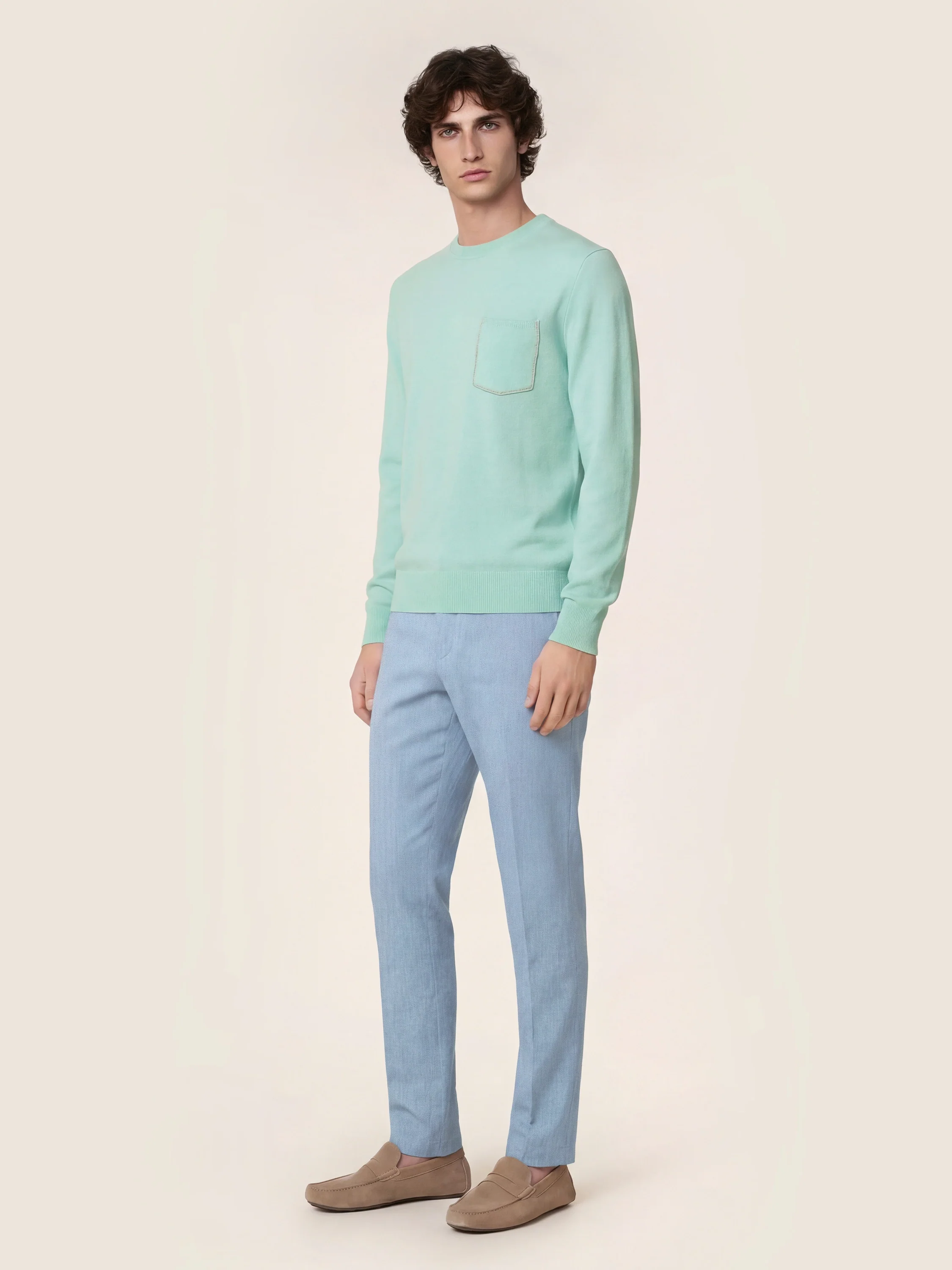 Gray – Pants in Linen - Image 2