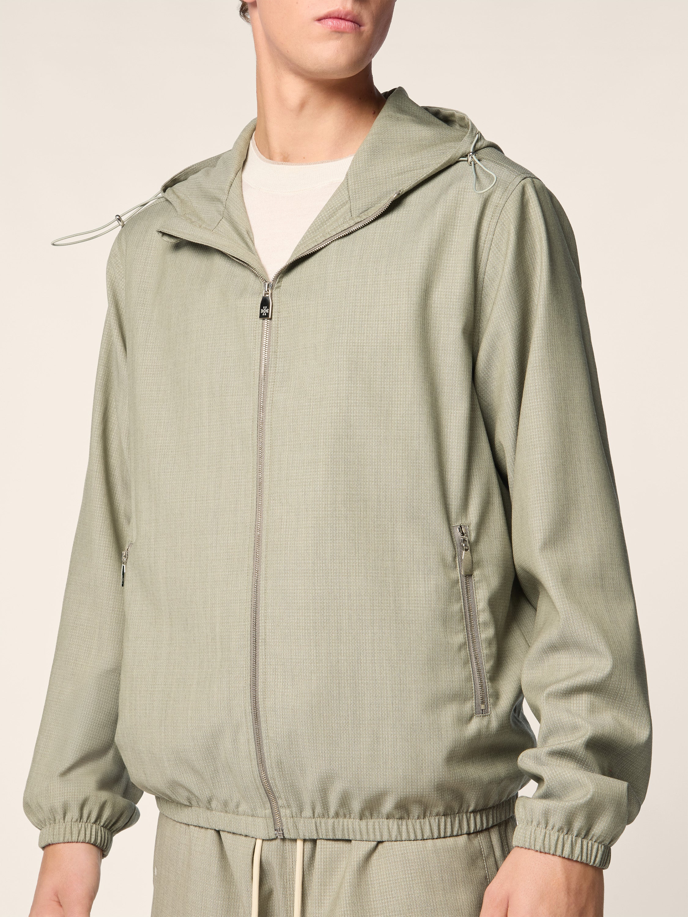 Wool and Nylon Ripstop Jacket - Image 4