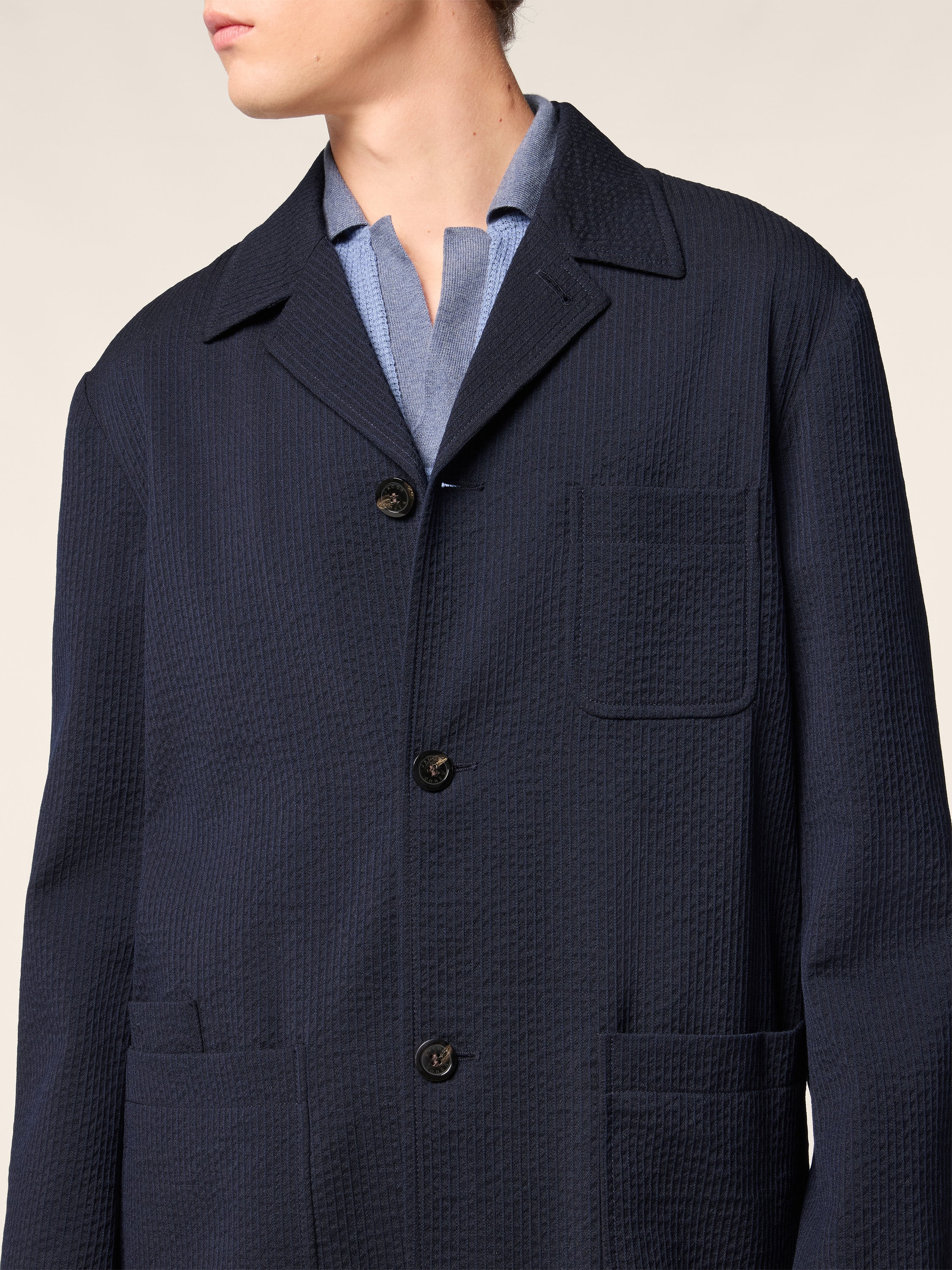 Wool Jacket Vitale Barberis Canonico - Image 4