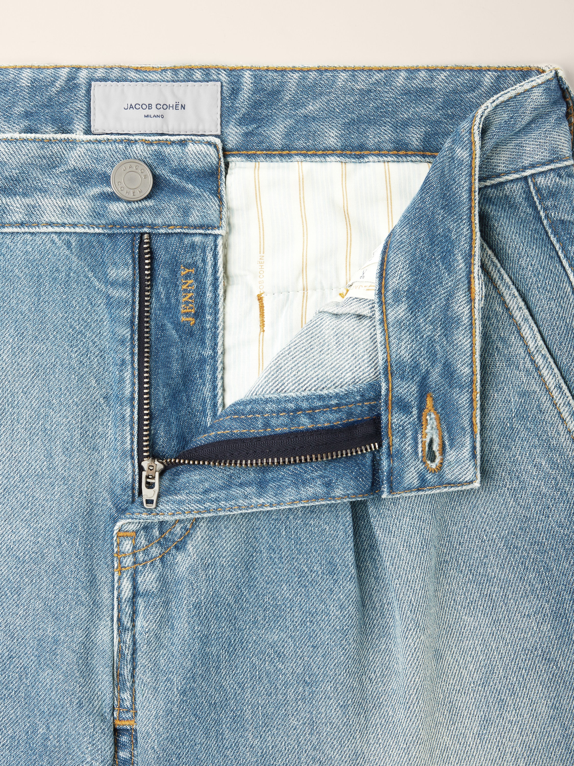 Jenny – Cotton-Lyocell Denim Shorts - Image 4
