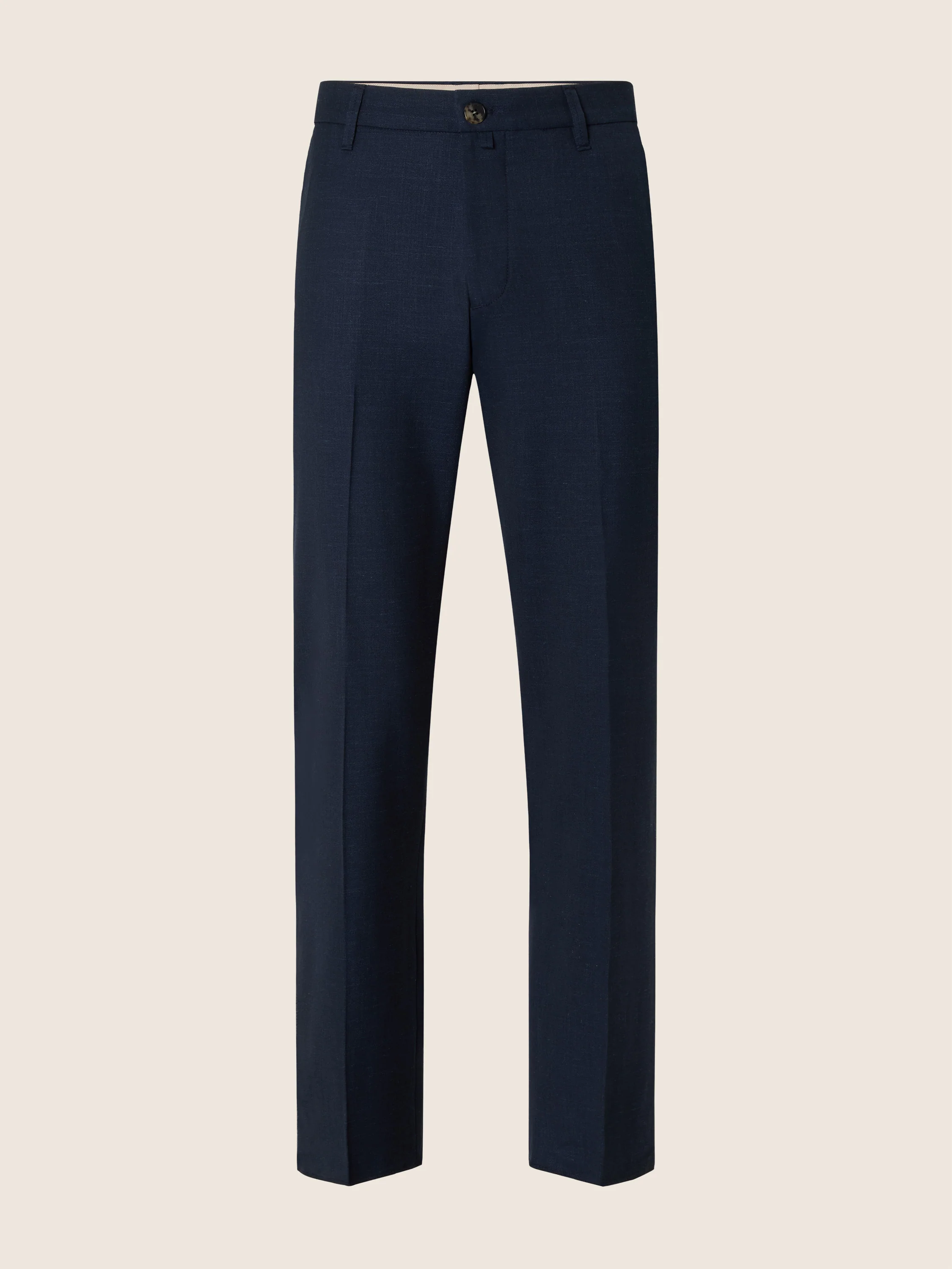 John – Pants in Silk and Linen Stretch Gabardine