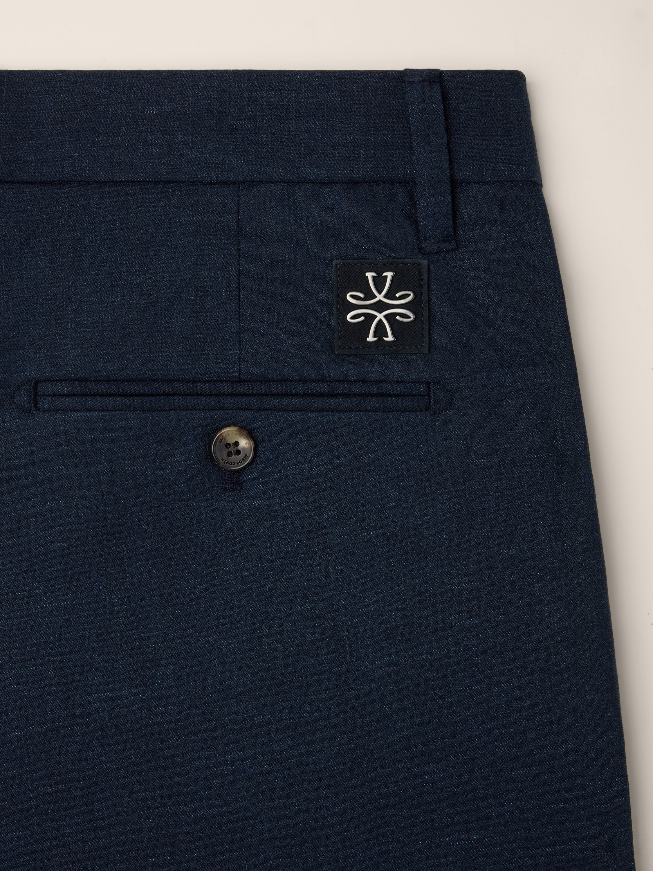 John – Pants in Silk and Linen Stretch Gabardine - Image 2