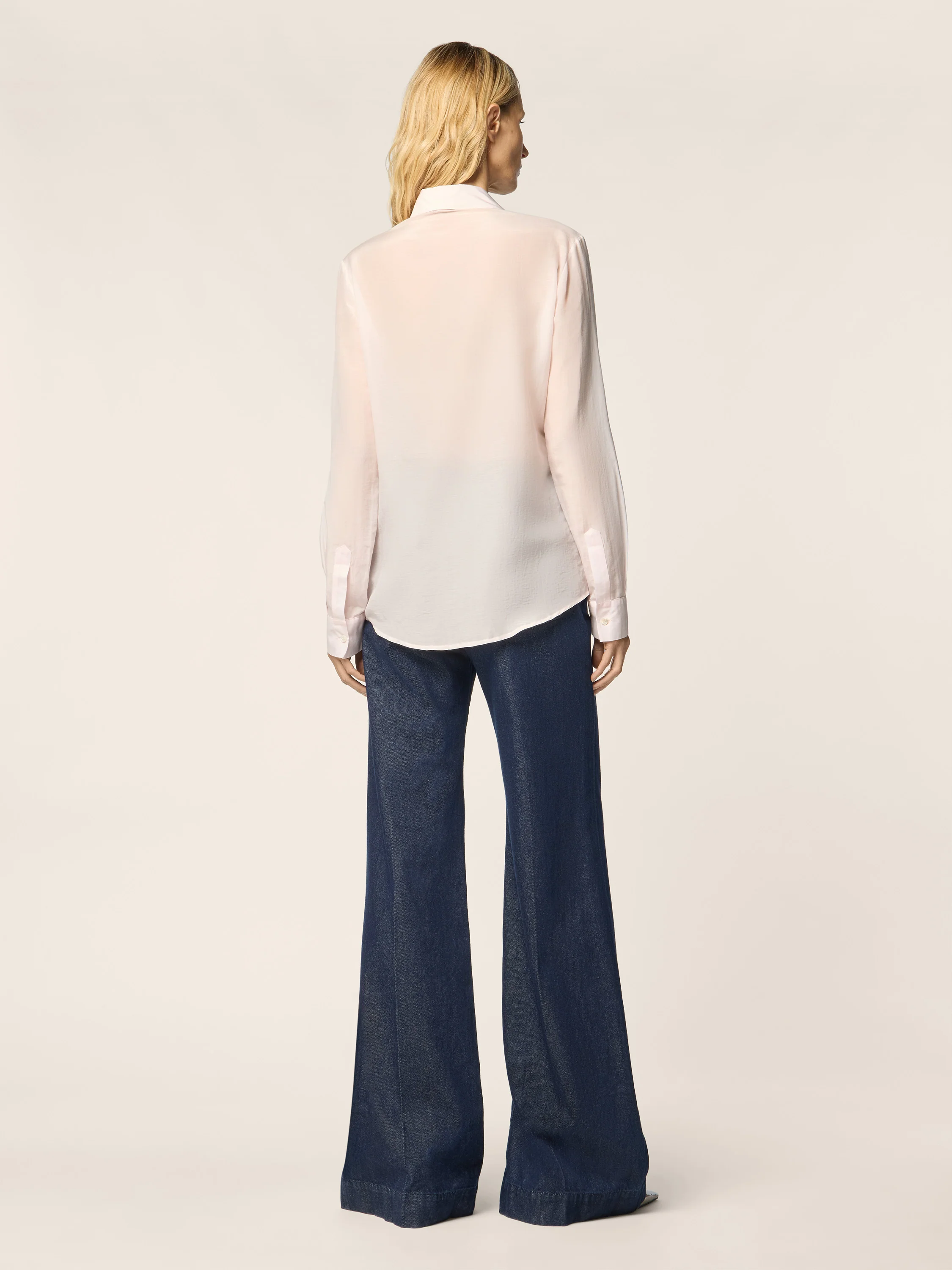 Cotton-Silk Muslin Shirt - Image 3