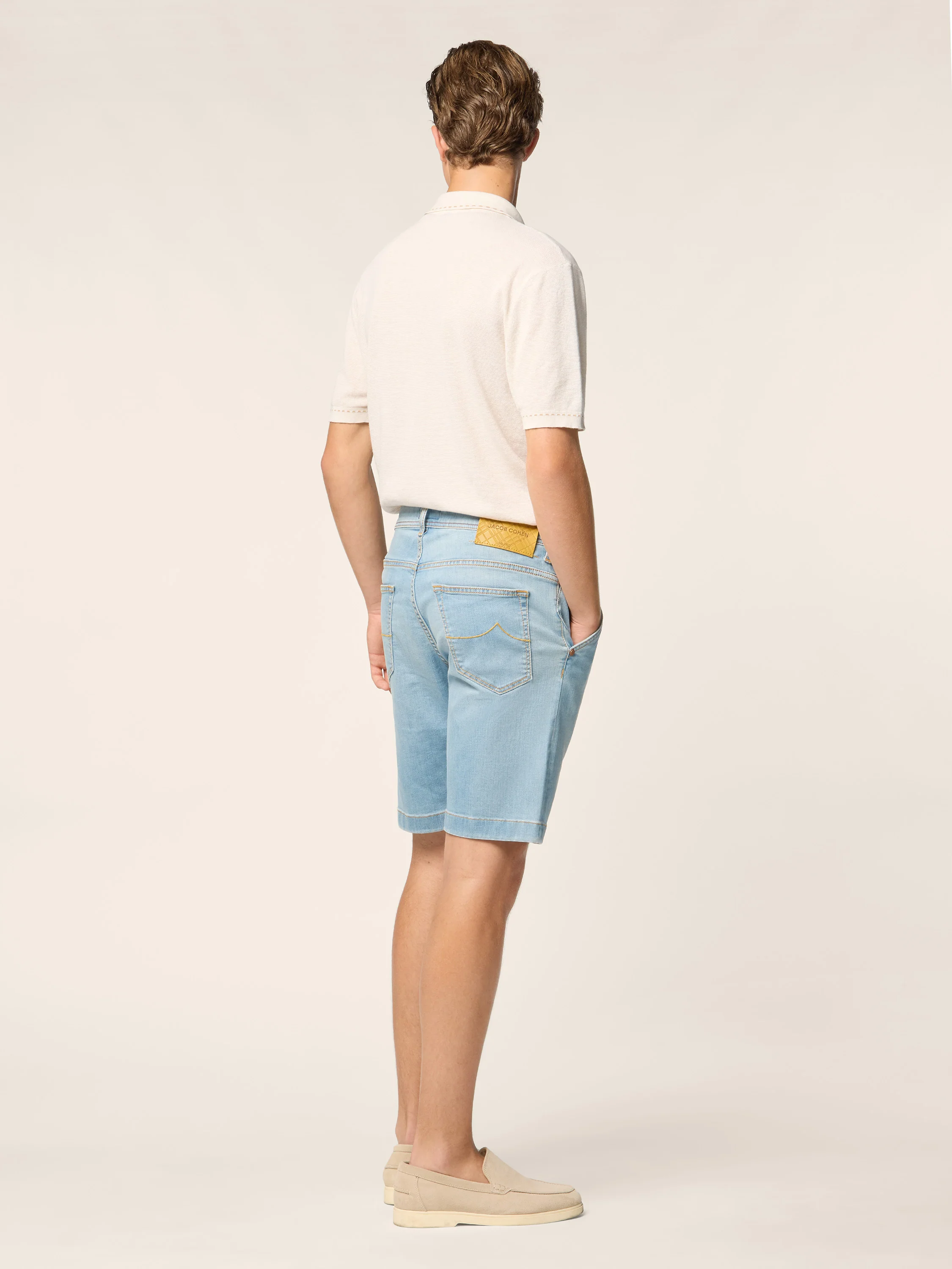 Lou – Bermudas in super stretch denim - Image 4