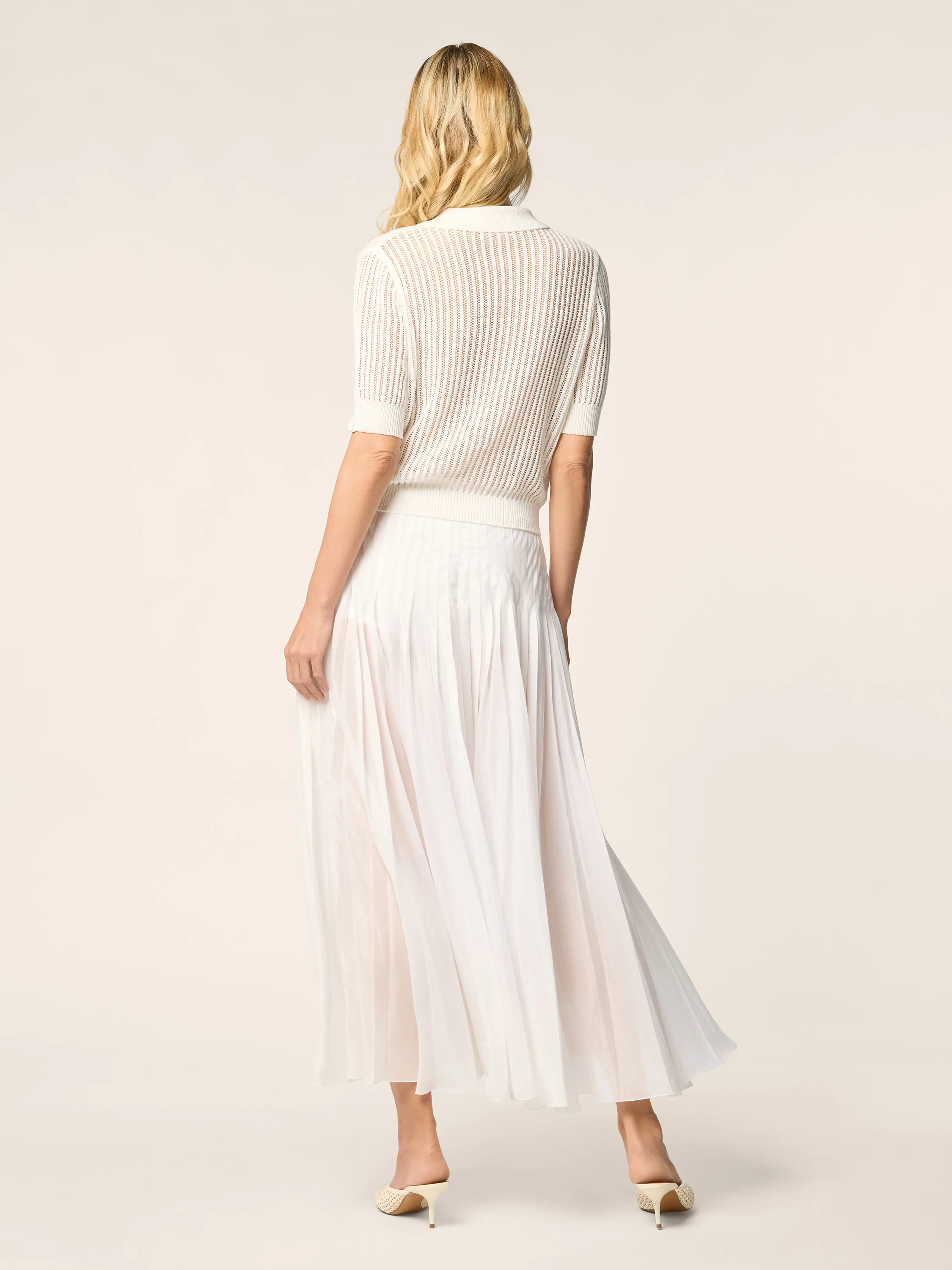 Cotton-Silk Muslin Skirt - Image 3
