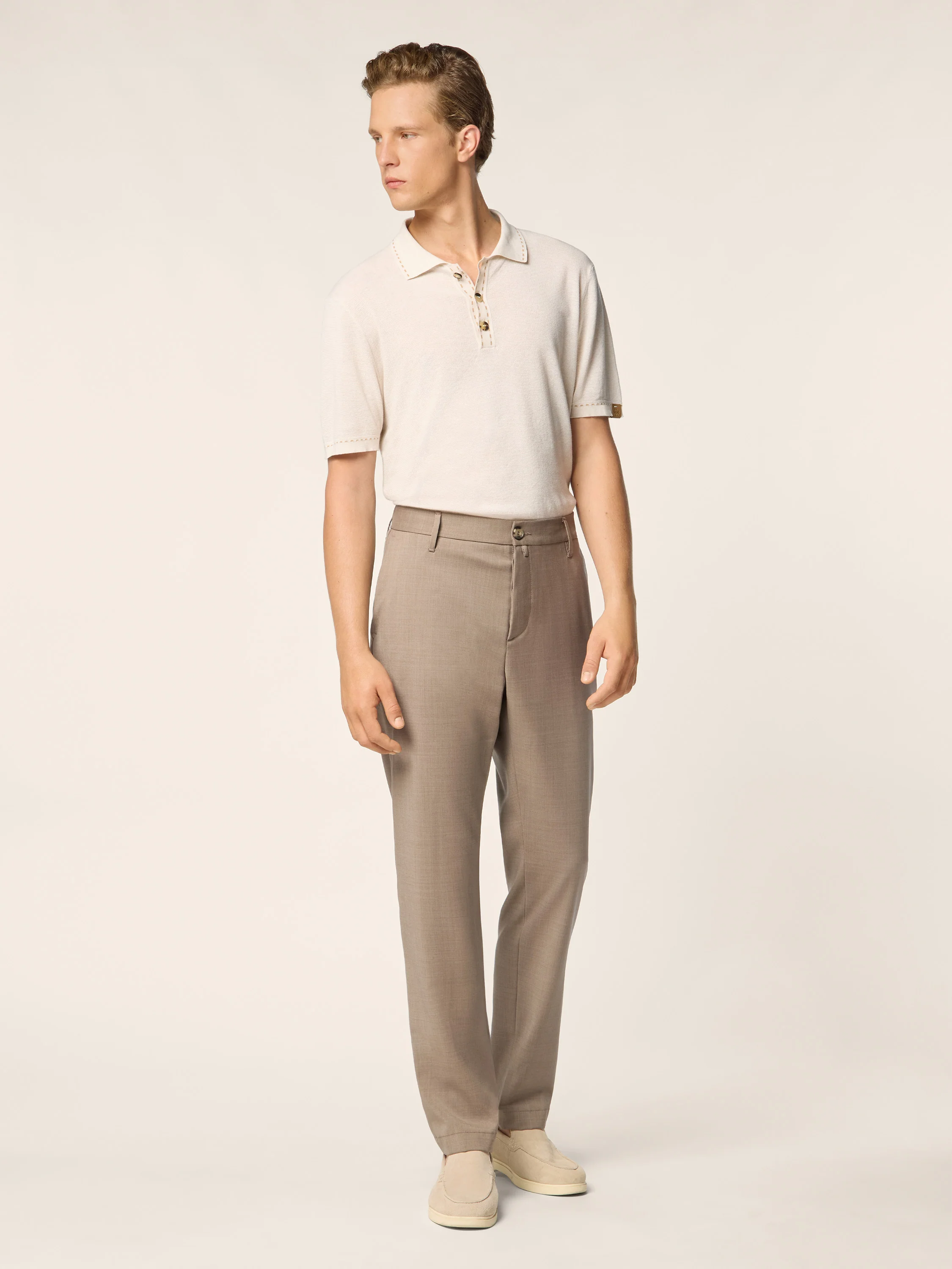 Gray – Pants in Comfort Wool - Image 2