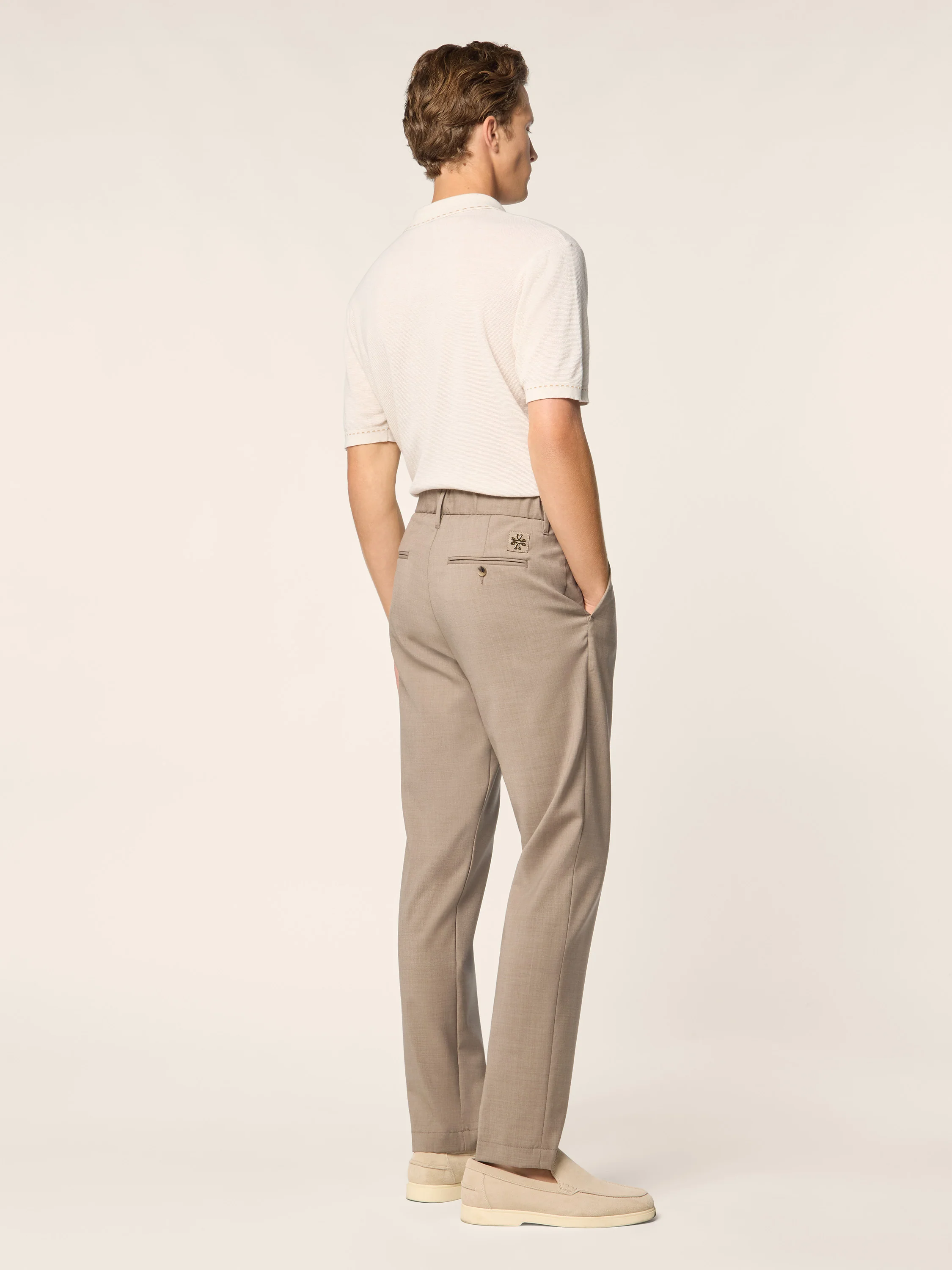 Gray – Pants in Comfort Wool - Image 3