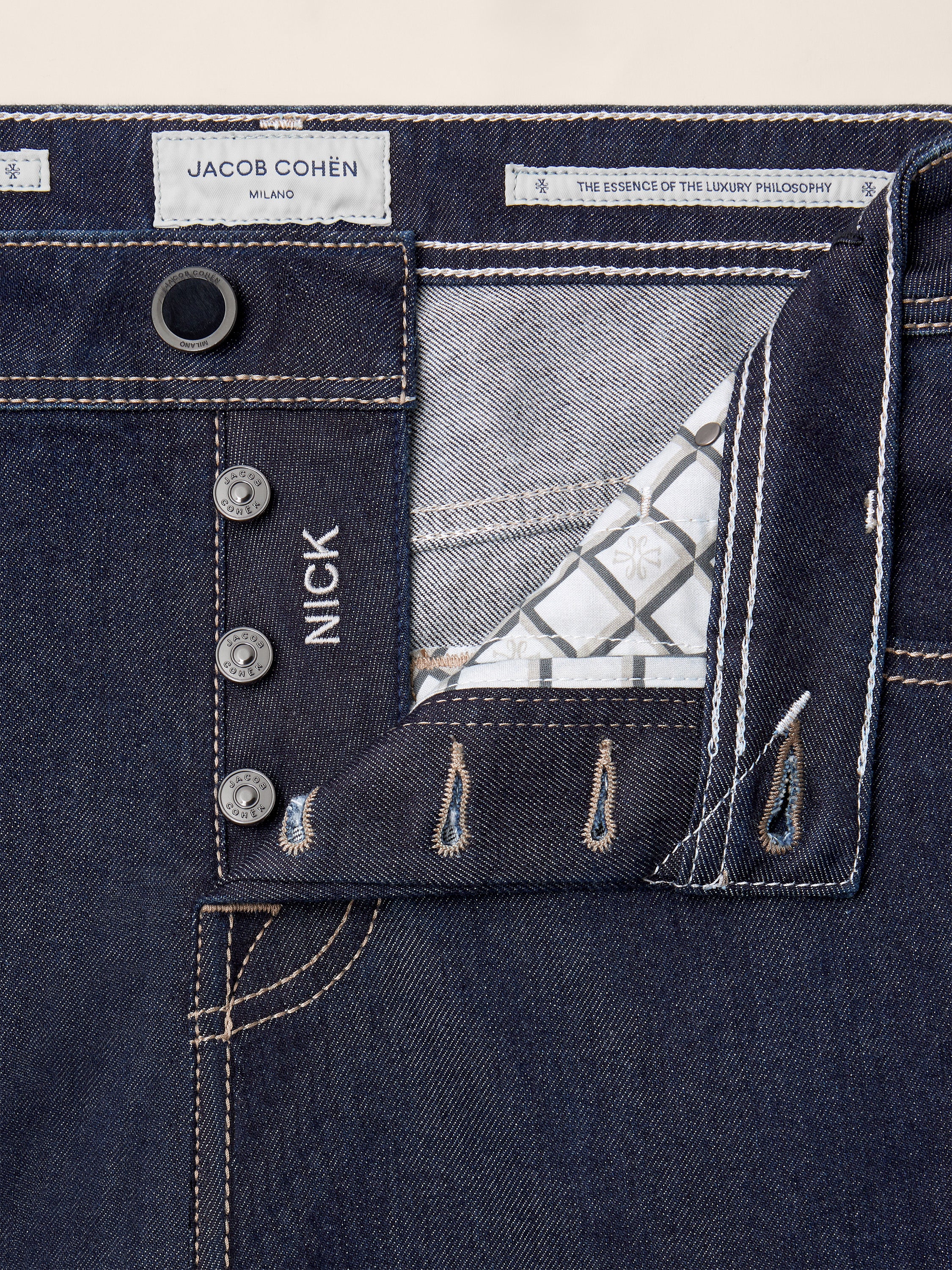 Nick – Jeans in Cotton and Silk Stretch Denim - Image 6