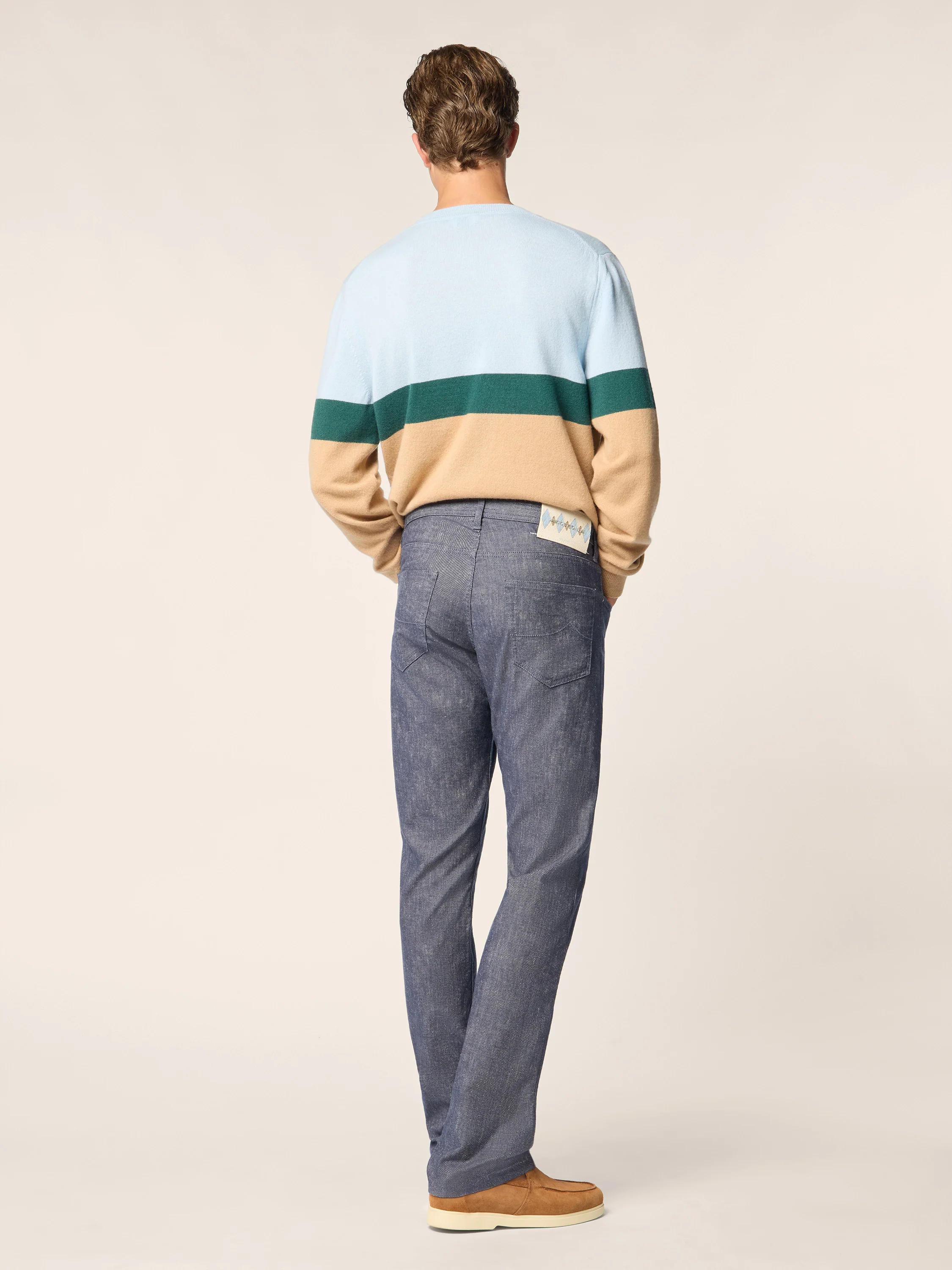 Nick - Pants in Stretch Drill - Image 4
