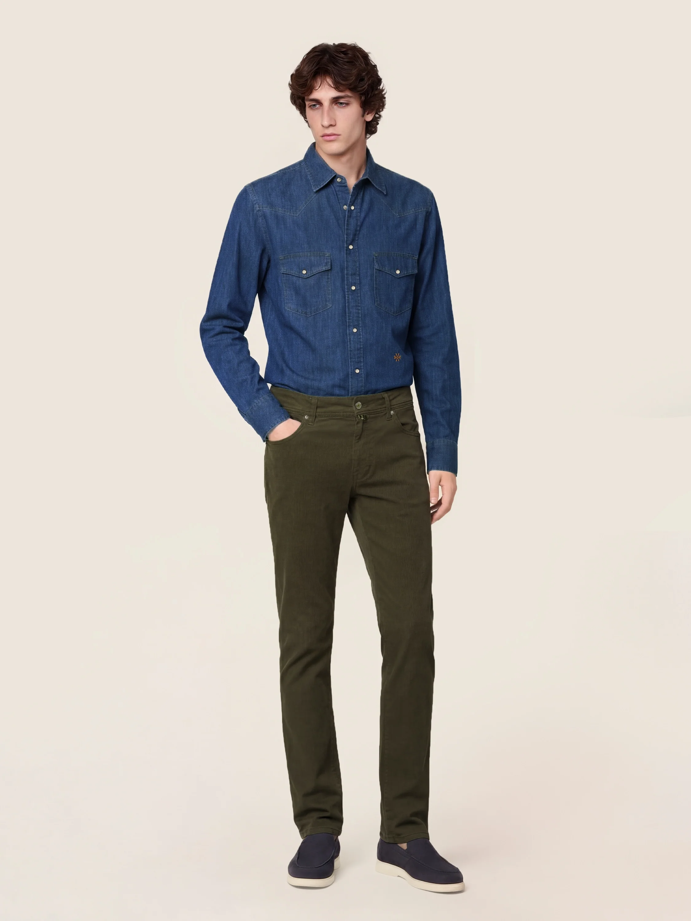 Nick - Pants in Stretch Gabardine - Image 3