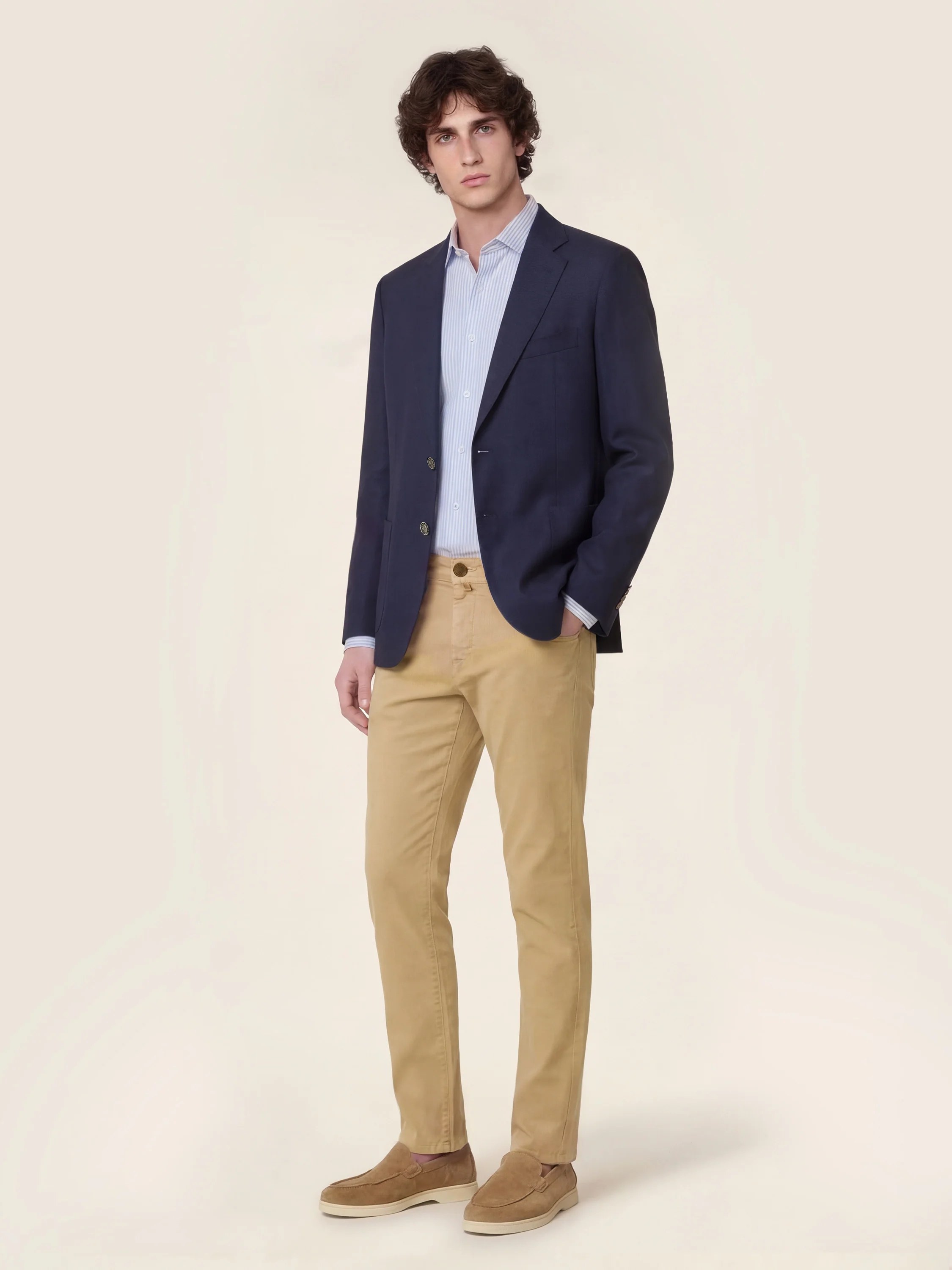 Nick Slim – Pants in Stretch Gabardine - Image 3