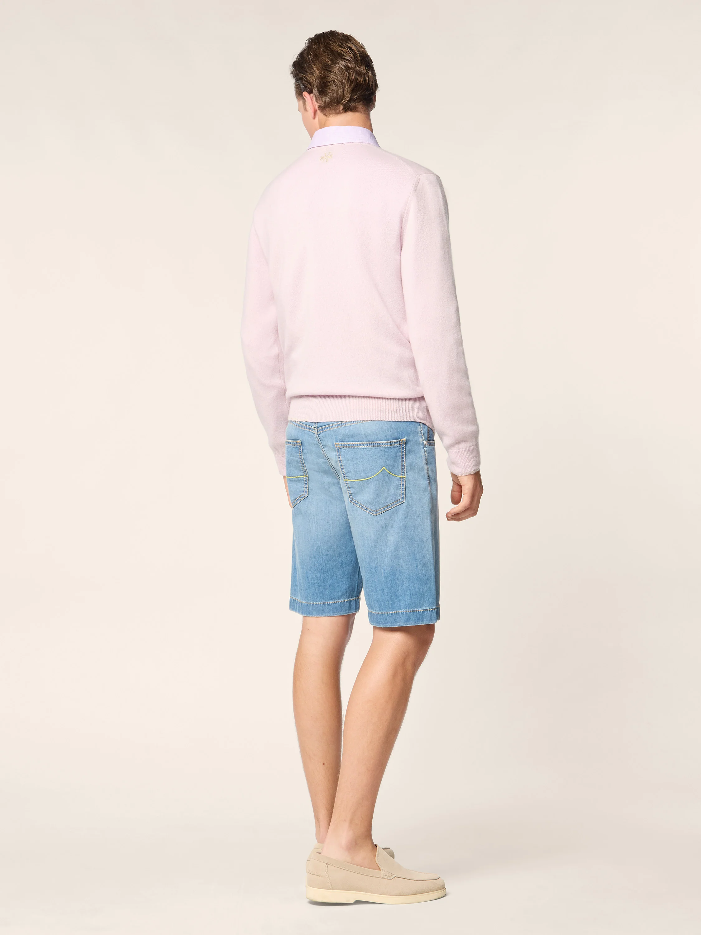 Nicolas – Bermudas in Power Stretch Denim - Image 5
