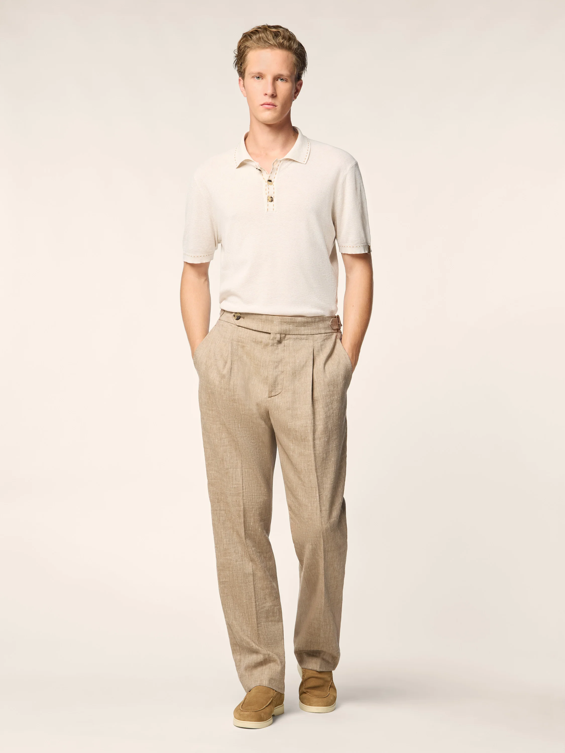 Oliver – Pants in wool and linen batavia - Image 2