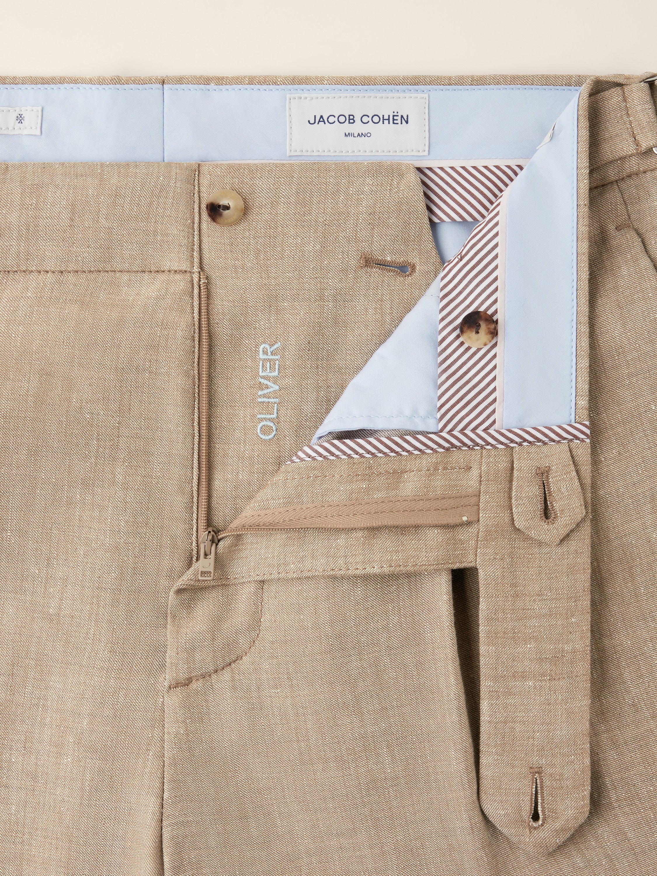 Oliver – Pants in wool and linen batavia - Image 5