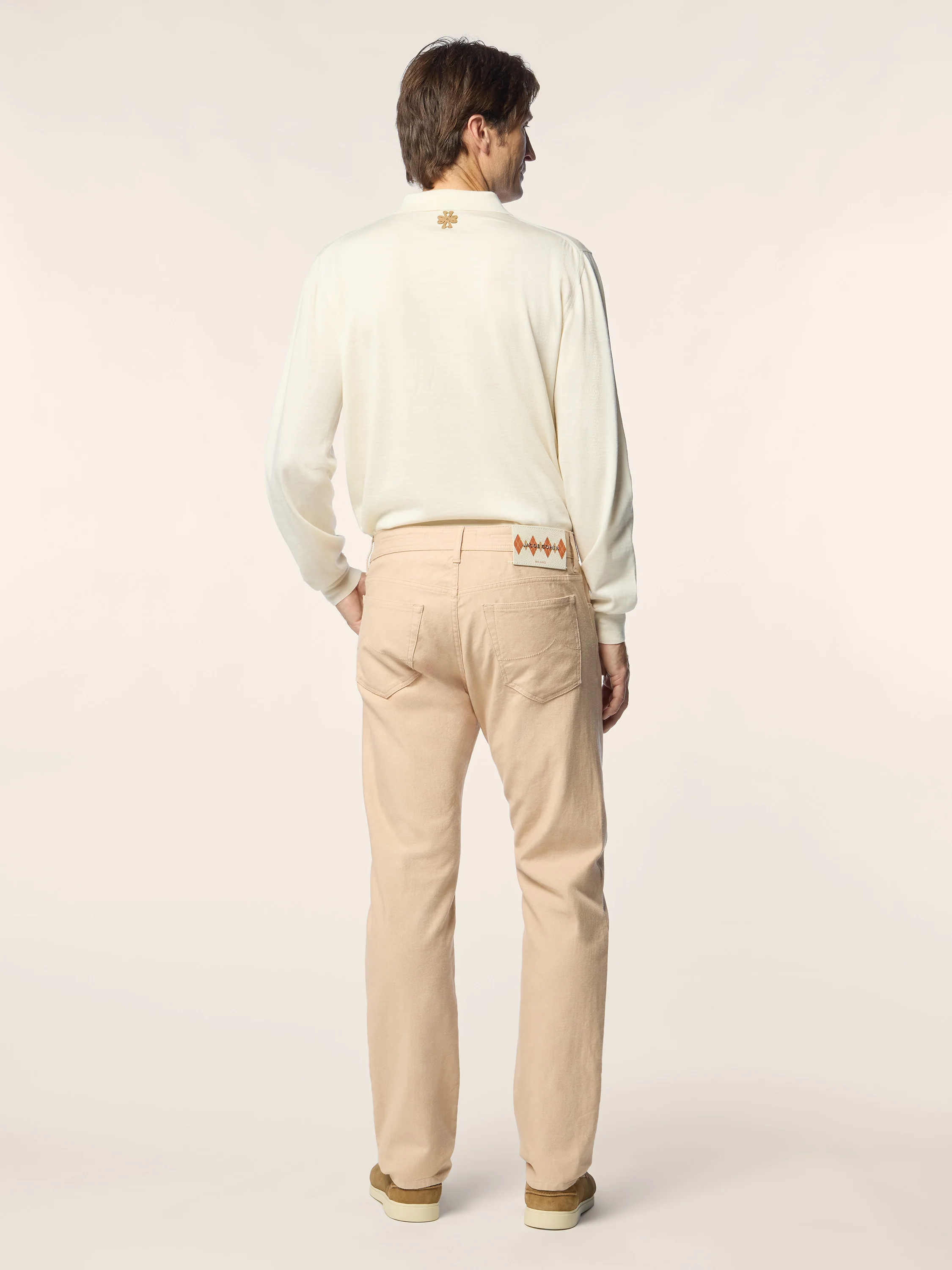 Wool Jacquard Polo - Image 3