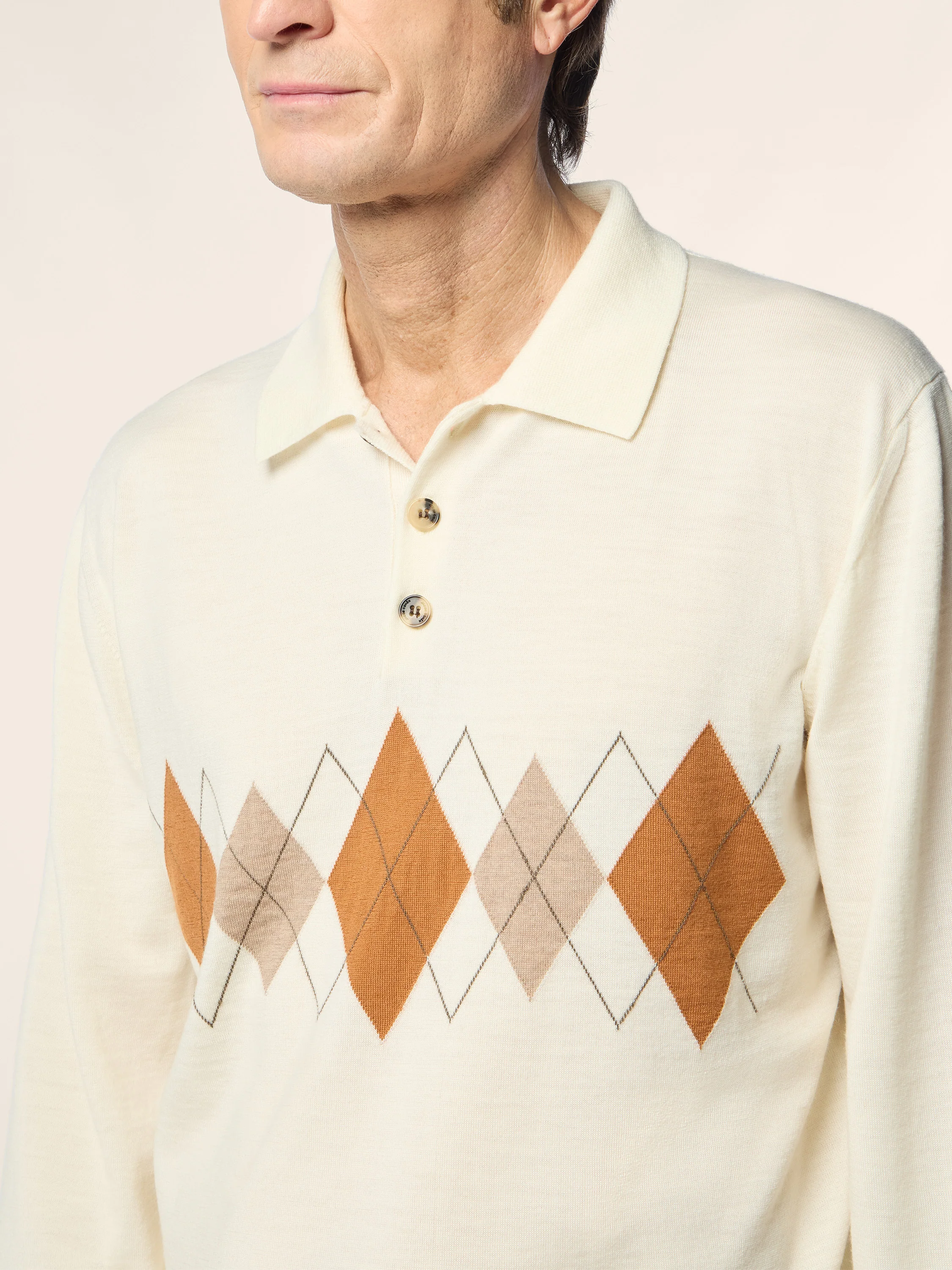 Wool Jacquard Polo - Image 4