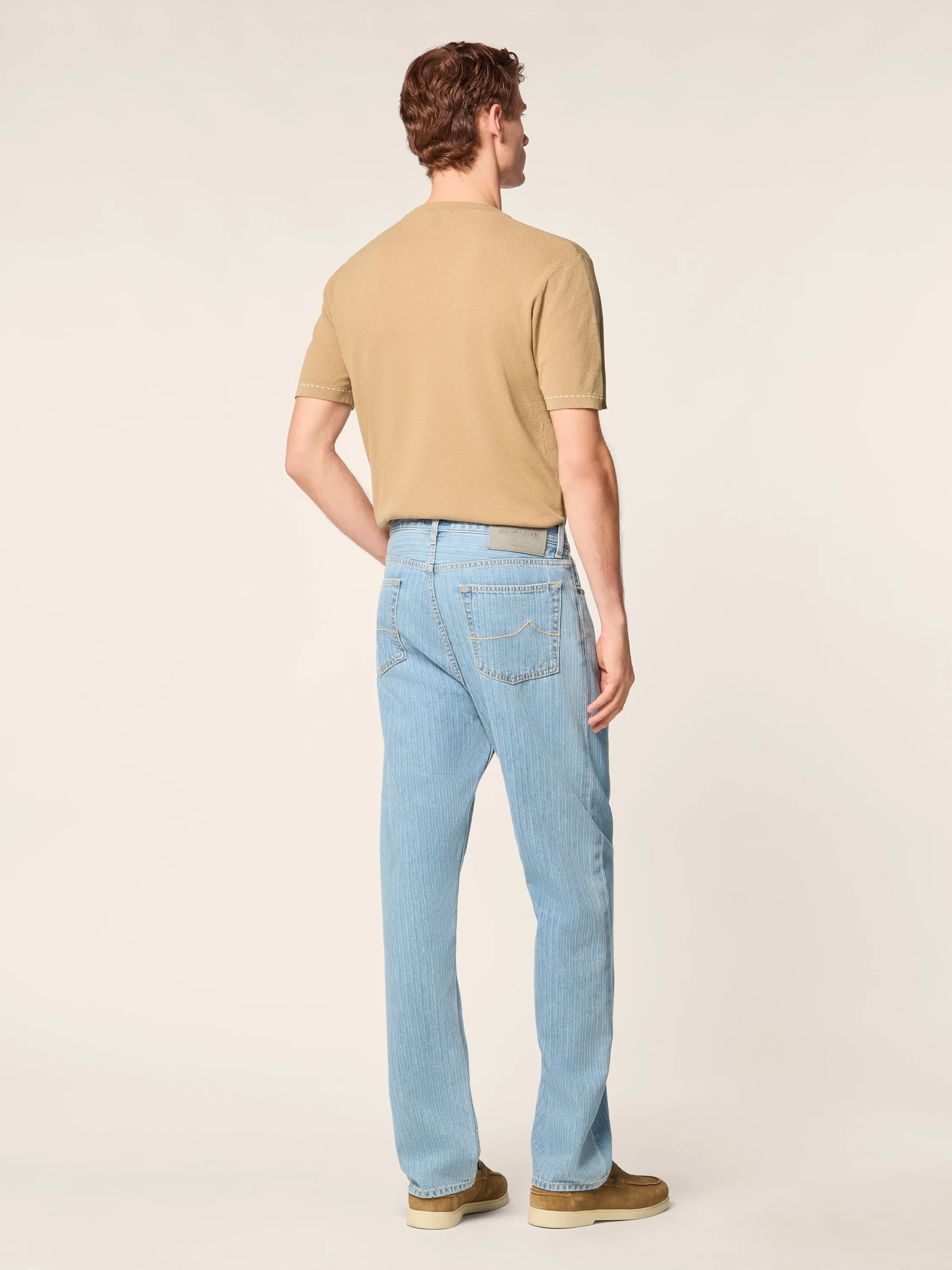 Sean – Jeans in Striped Denim - Image 4