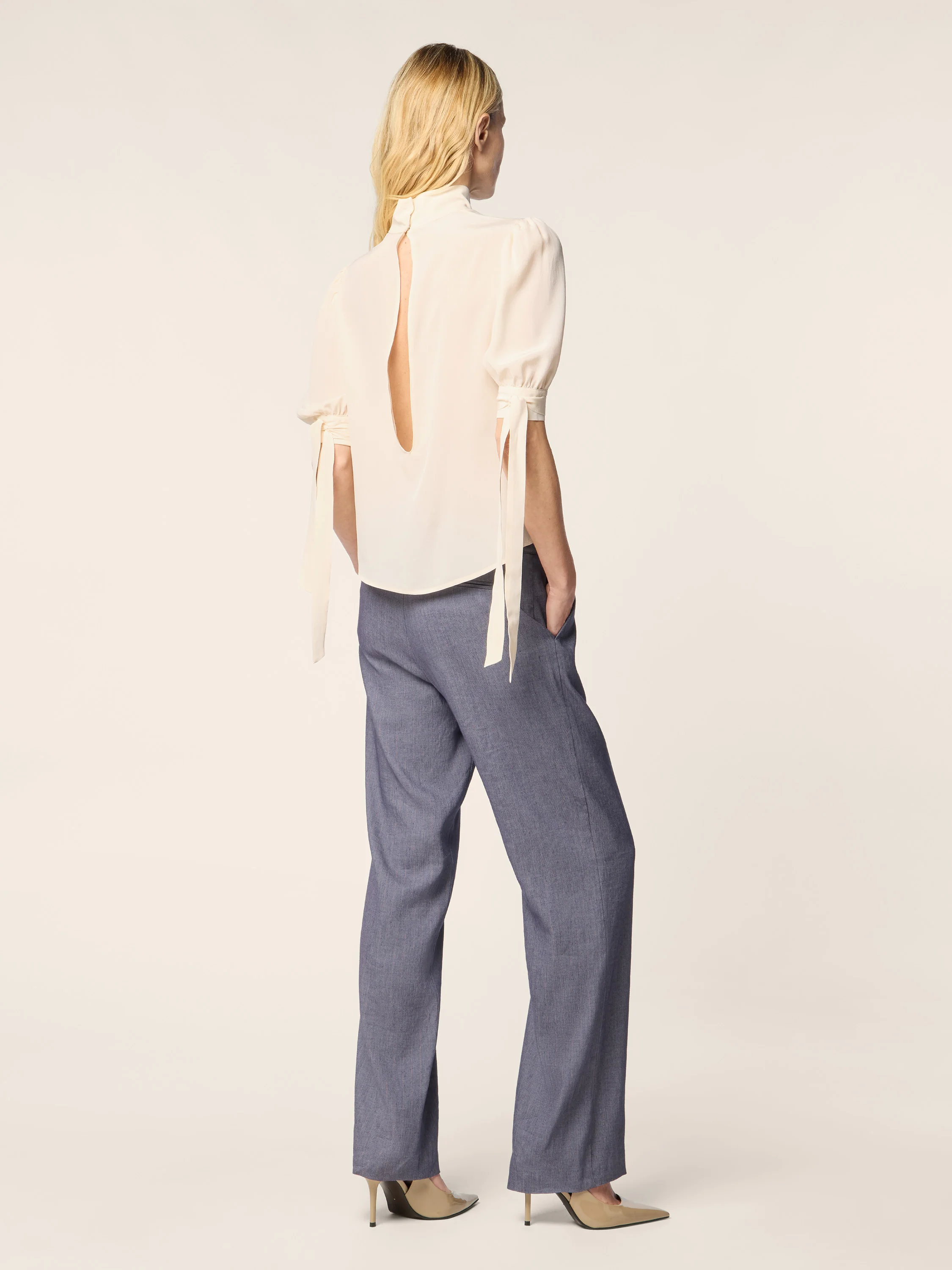 Silk Chiffon Blouse - Image 3