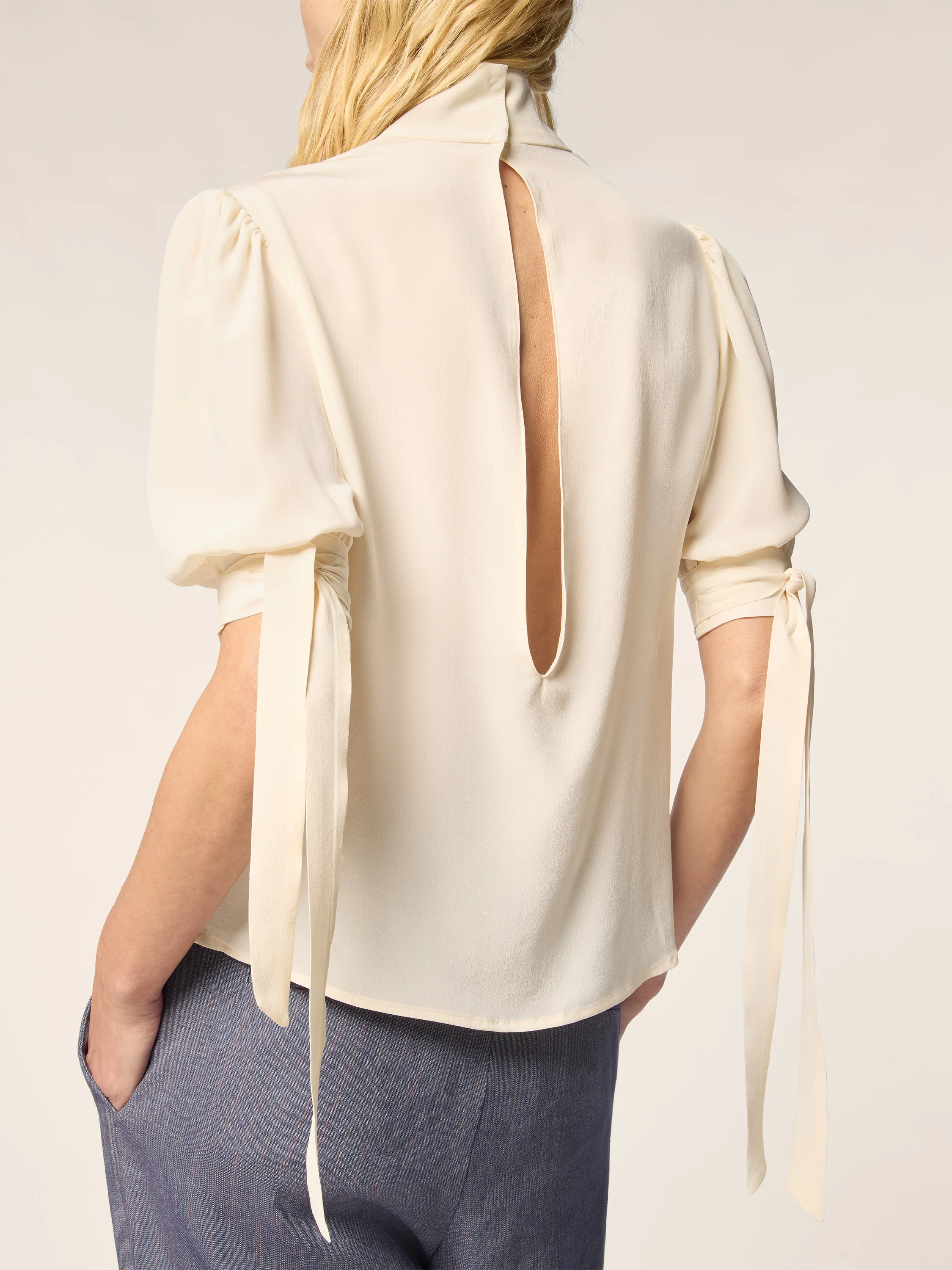 Silk Chiffon Blouse - Image 4