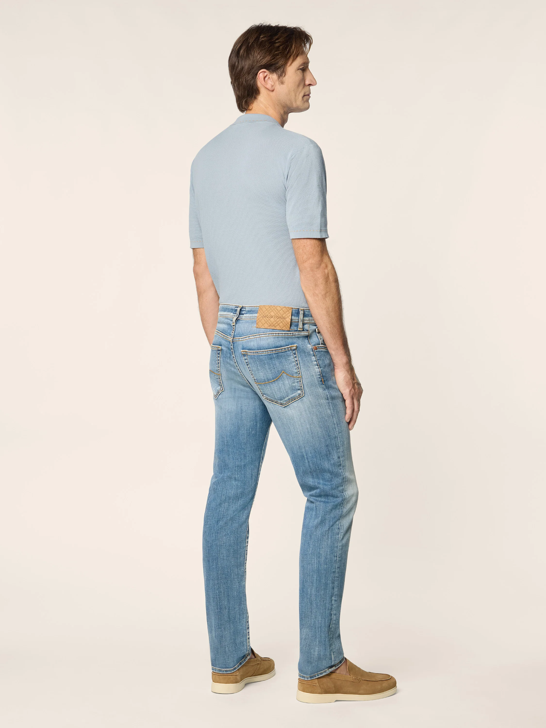 Polo Shirt in Brushed Cotton - Image 3