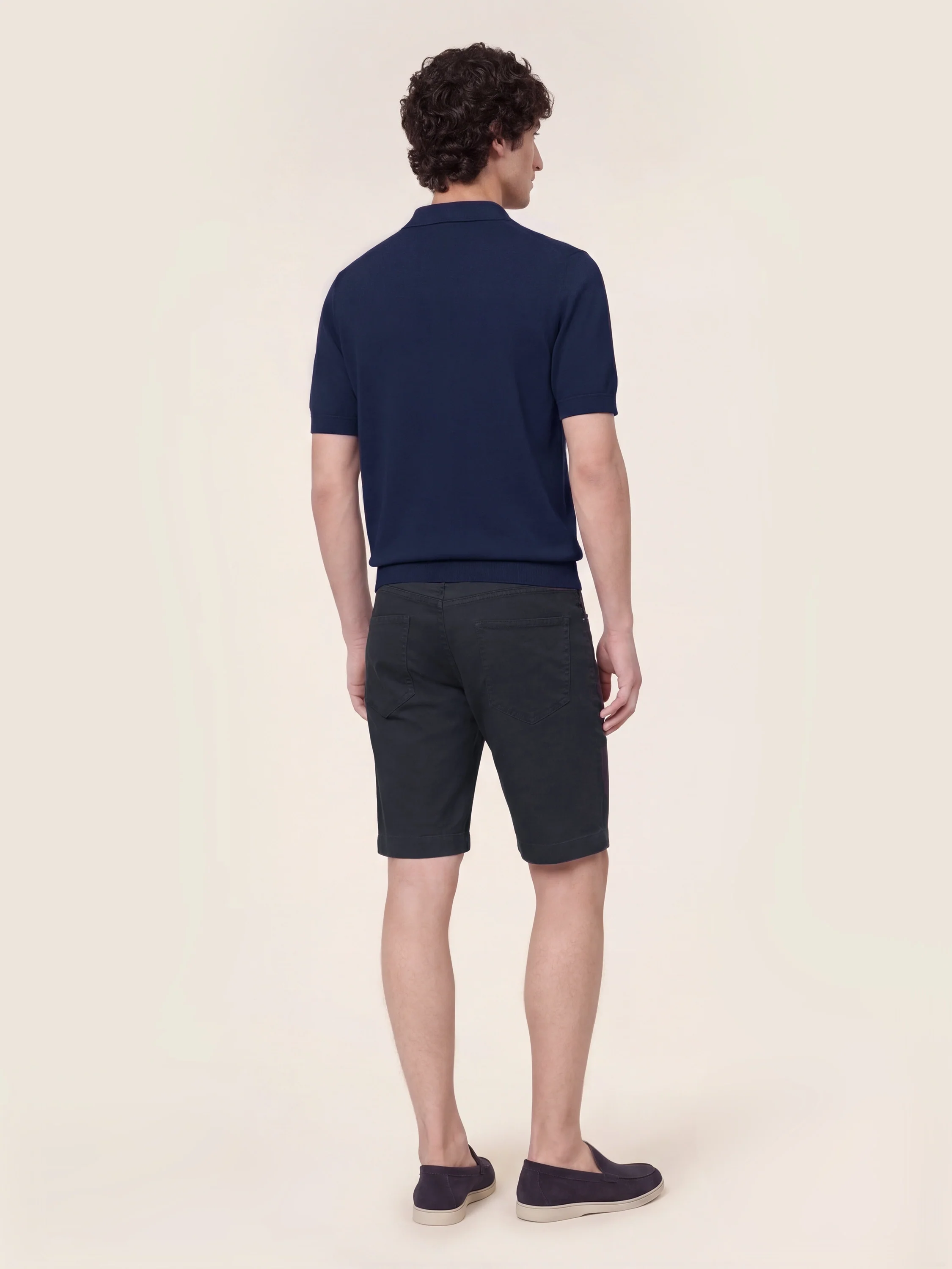 Polo Shirt in Brushed Cotton - Image 3