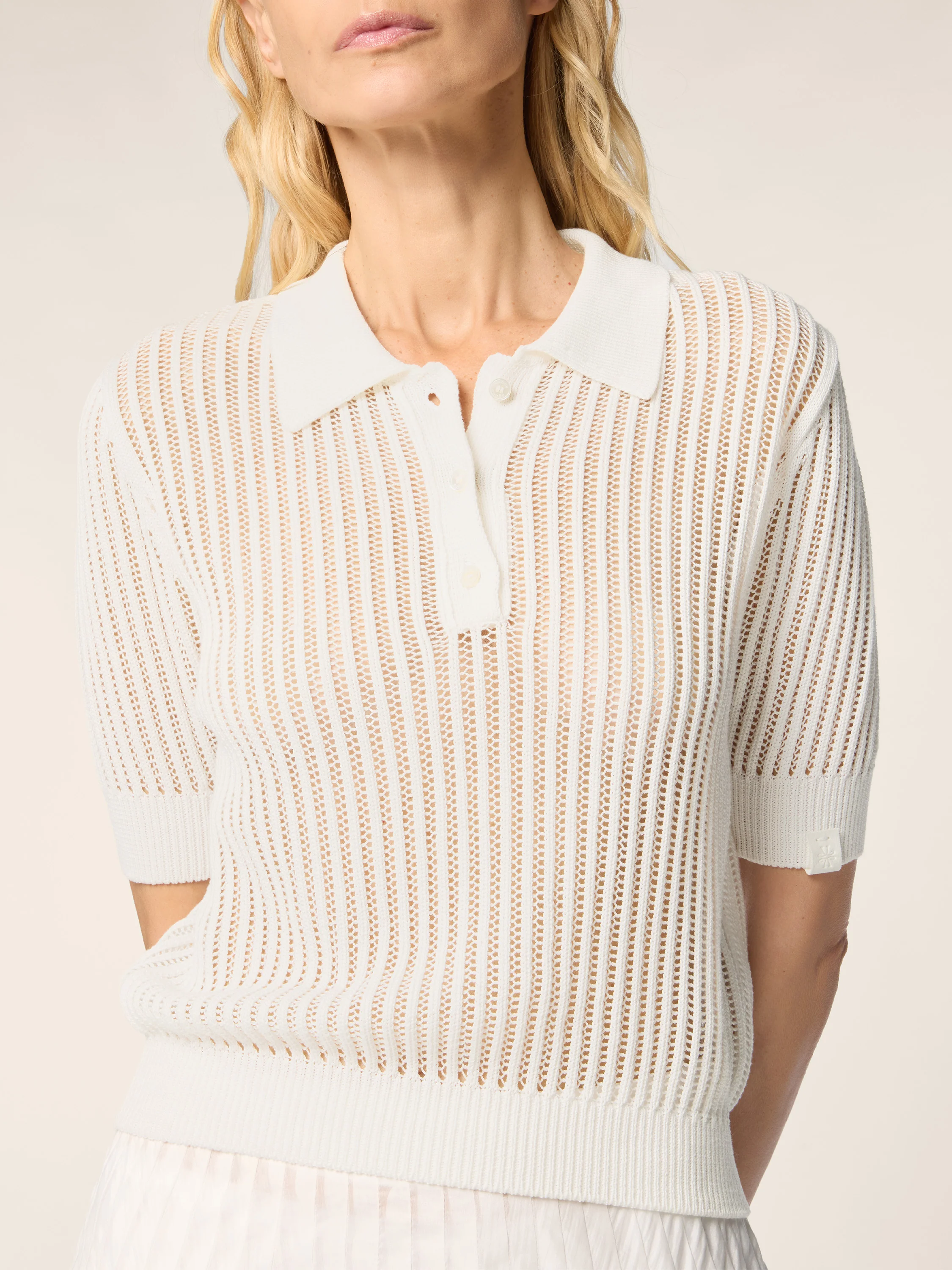 Cotton Knit Polo - Image 3