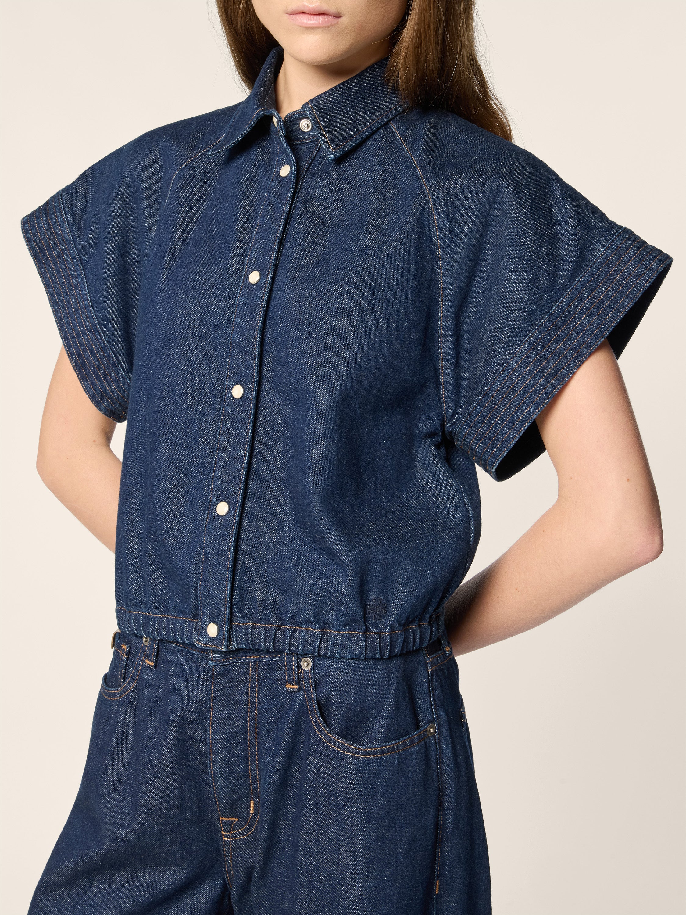 Cotton Denim Shirt - Image 4