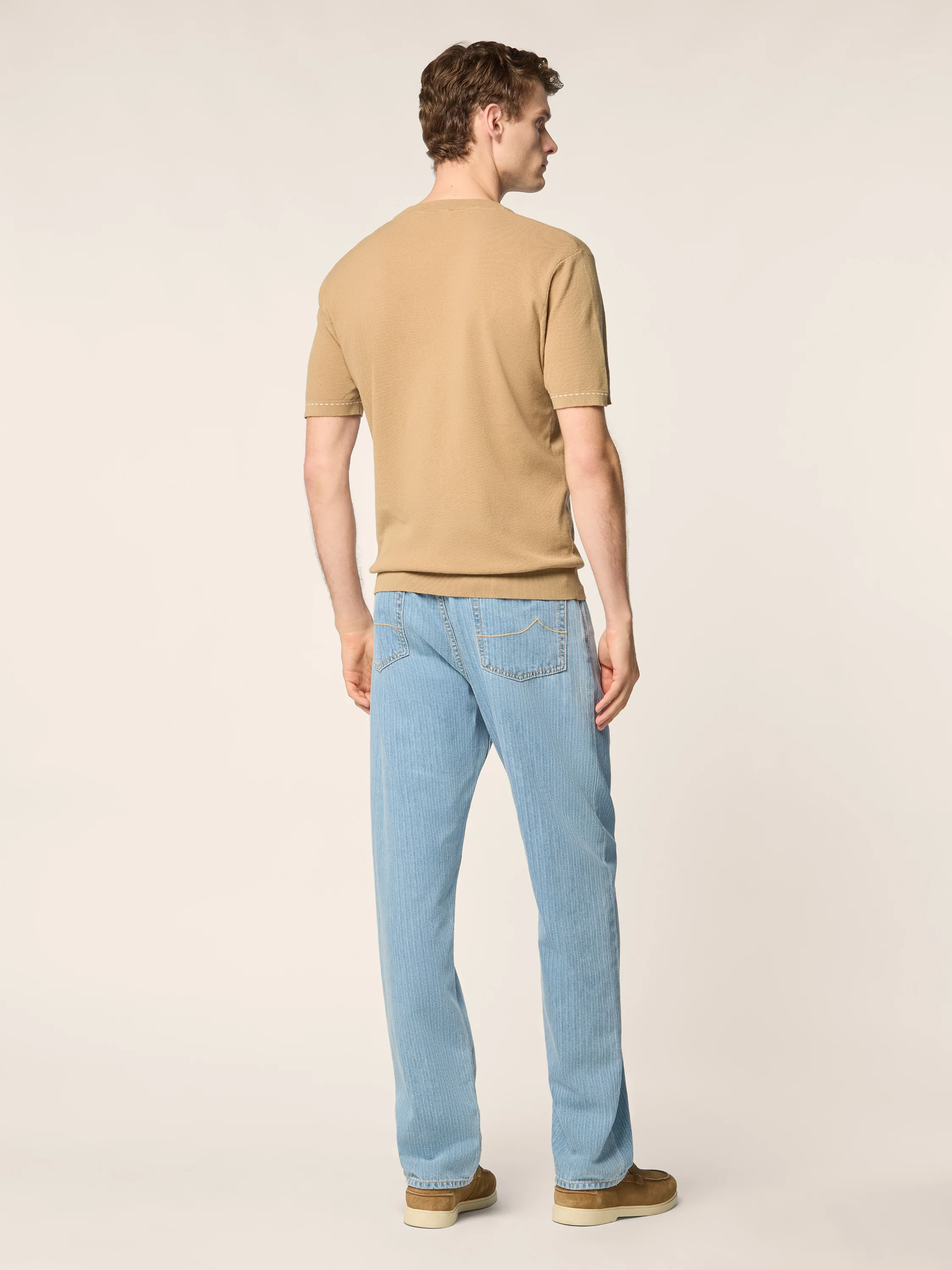 Combed Cotton Knit Top - Image 3