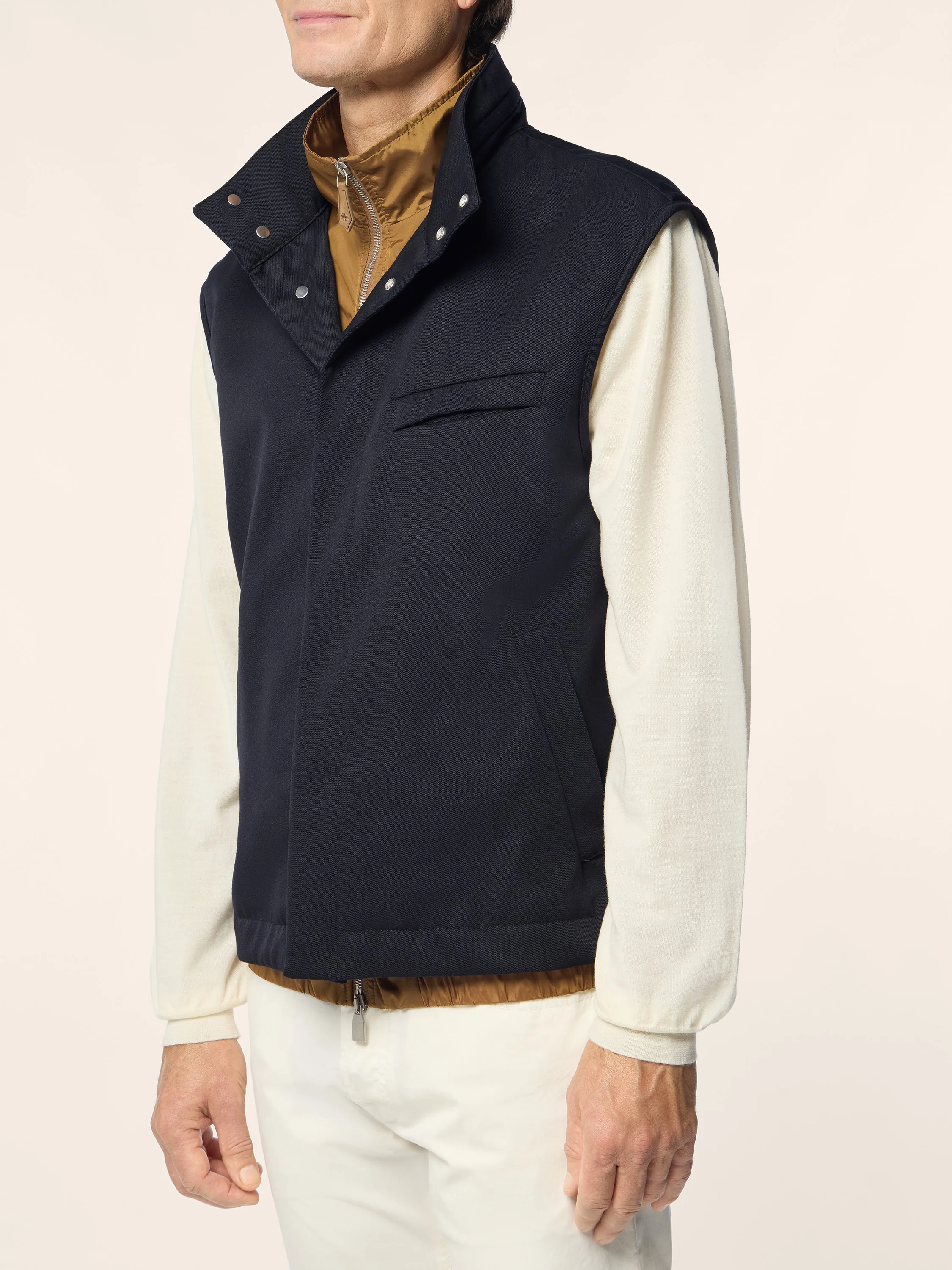 Wool Gabardine Vest - Image 5